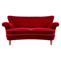 1940’s Curved Danish Sofa