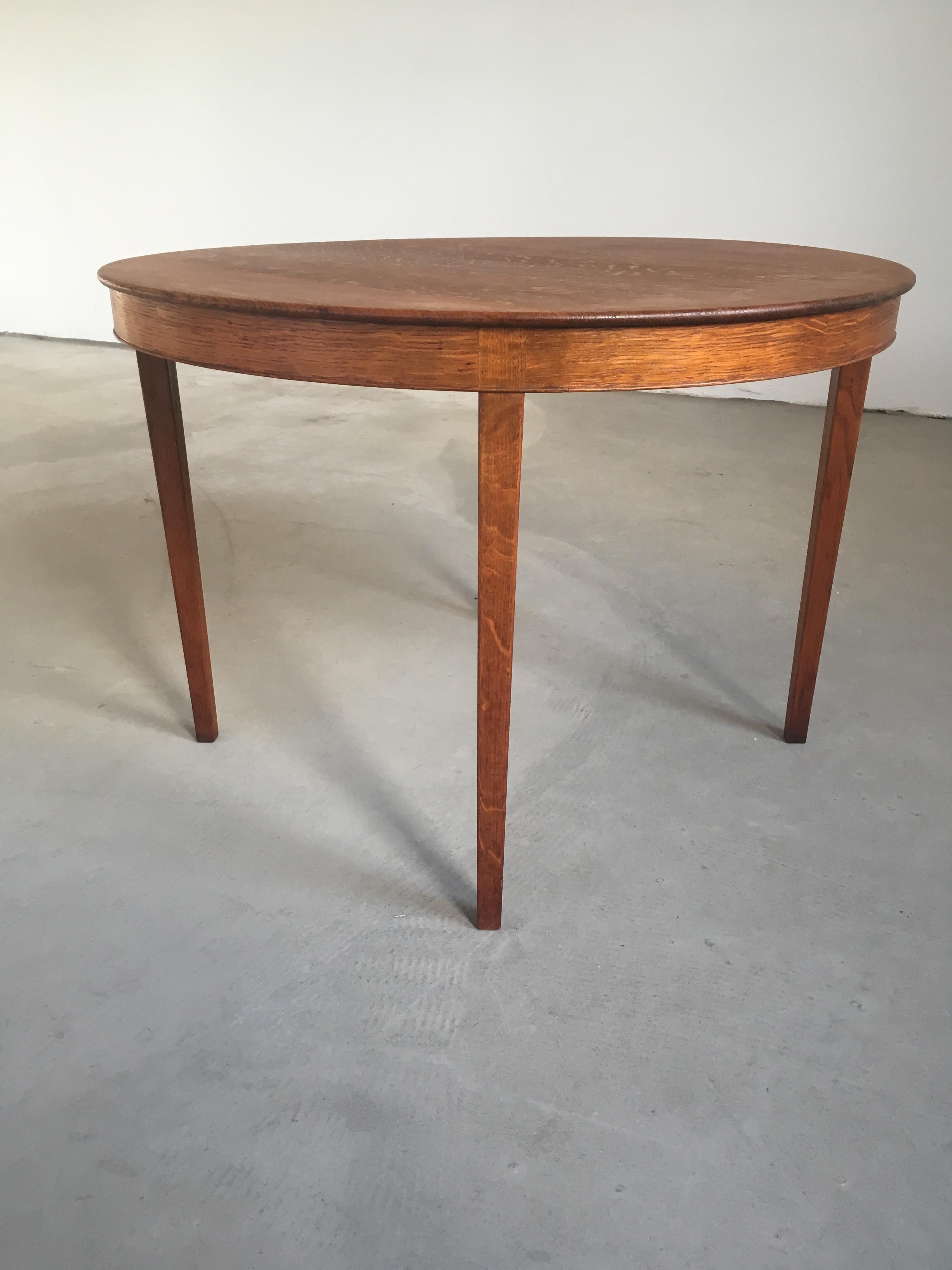 1940s Danish A.J. Iversen Coffee Table in Oak

The circular coffee table in oak was ordered as a wedding present at A.J. Iversen in 1946 

The coffee table has been checked by our cabinetmaker and is in very good condition.