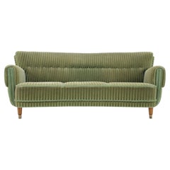 1940s Danish Art Deco 3-Seater Sofa
