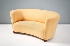 1940s Danish Banana Sofa