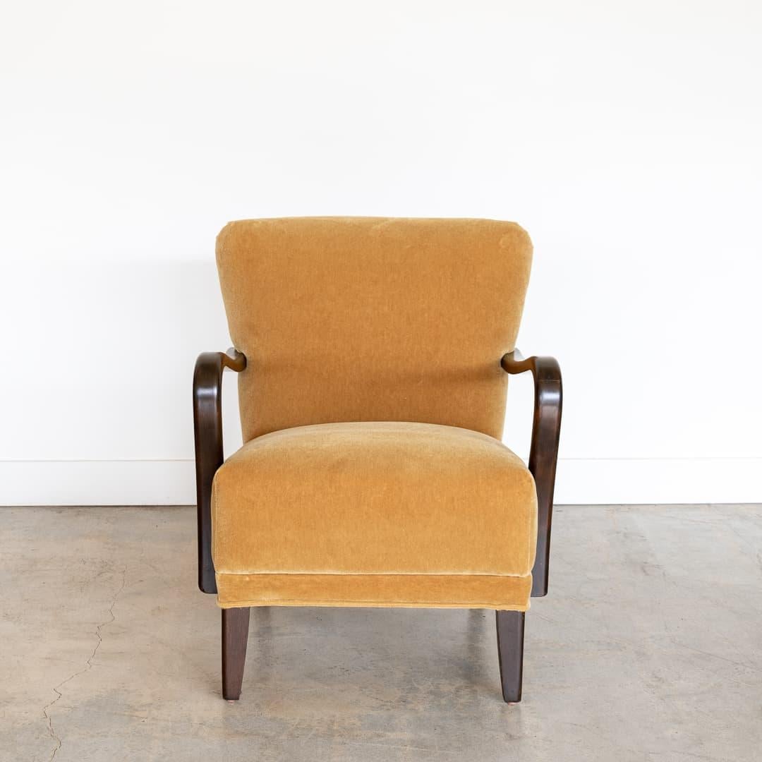 20th Century 1940's Danish Lounge Chair For Sale