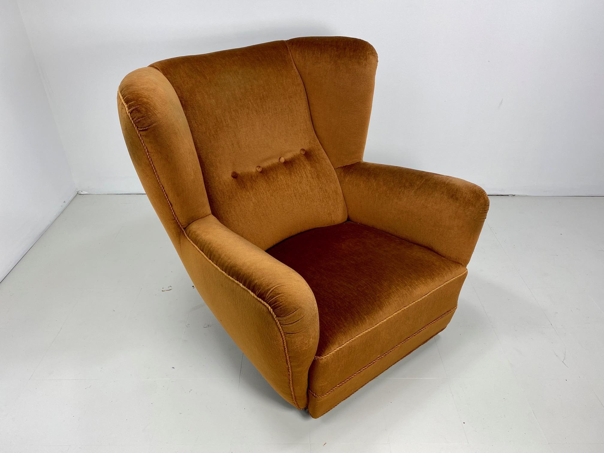 Mid-20th Century 1940's Danish Lounge Chair