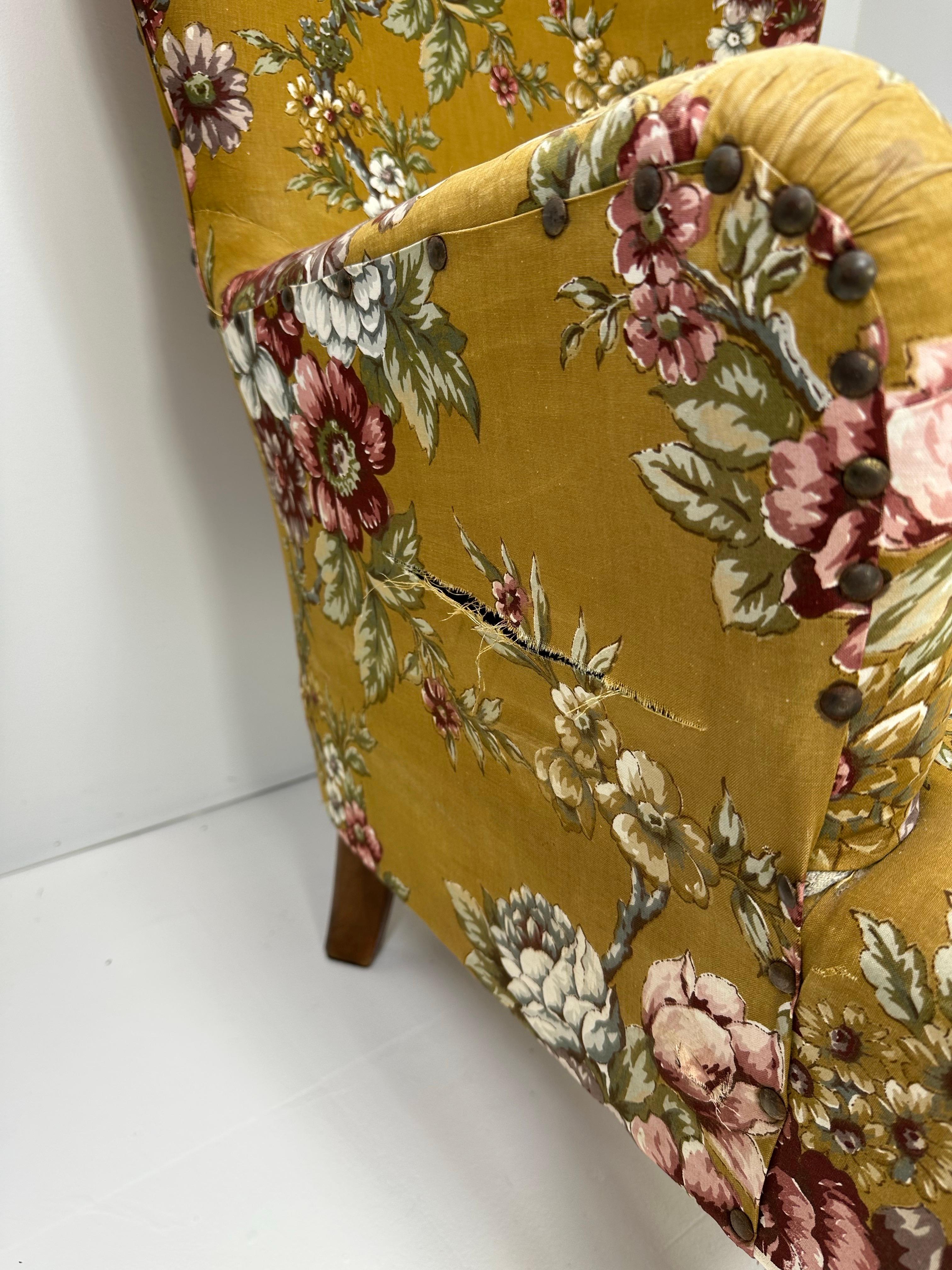 1940's Danish Lounge Chair (Polster) im Angebot