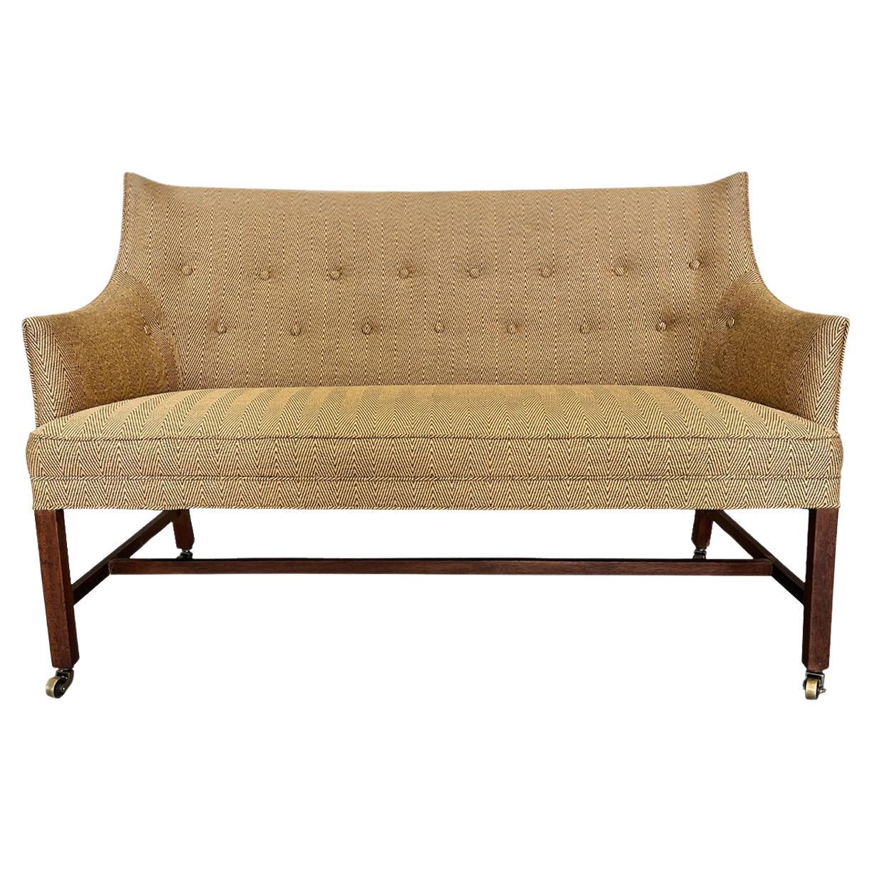 1940s Danish Modern Settee in the Style of Finn Juhl