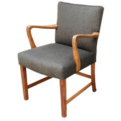 1940s Danish Oak Armchair by Aksel Bender Madsen, 2 Available