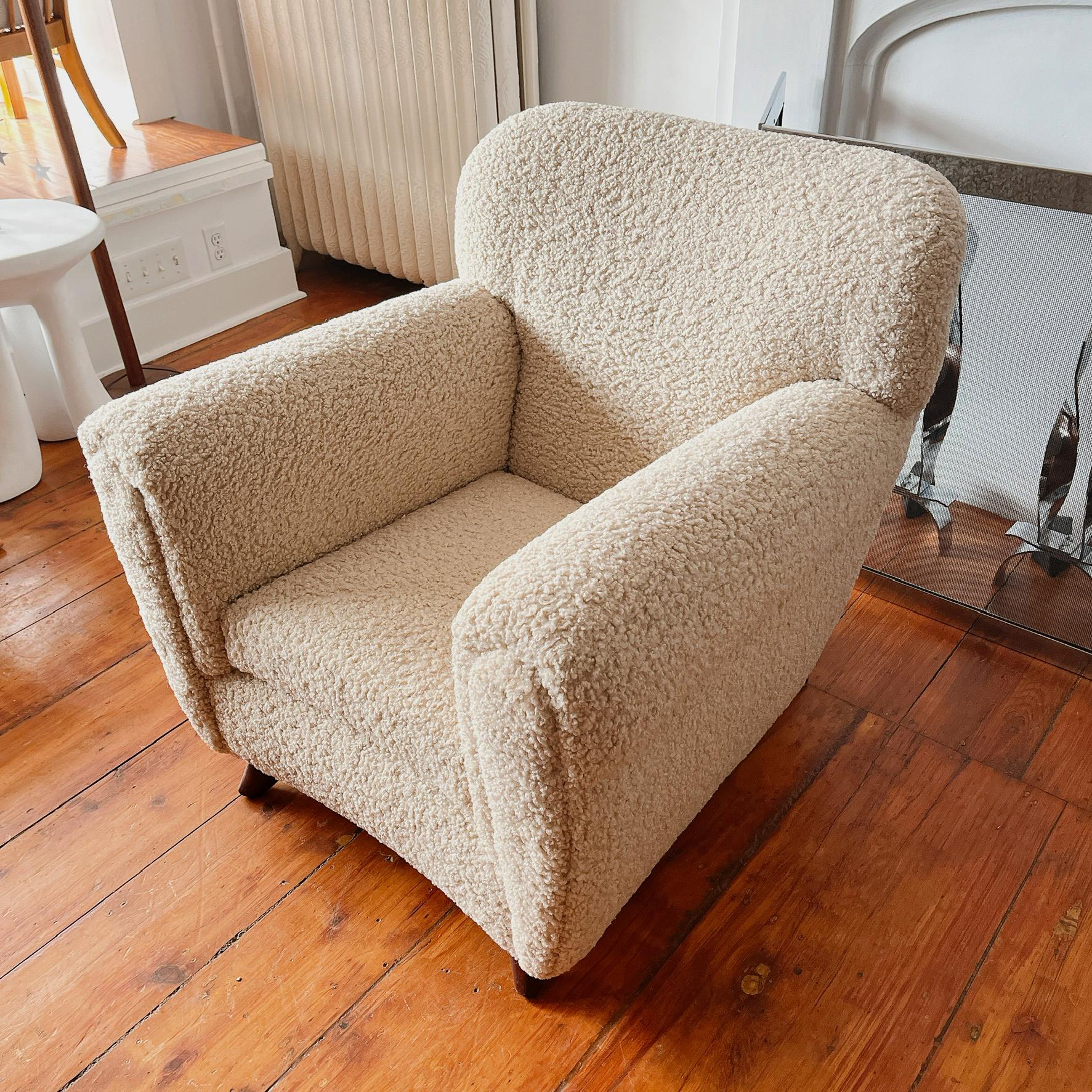 Swedish 1940s Danish Organic Lounge Chair, Denmark For Sale