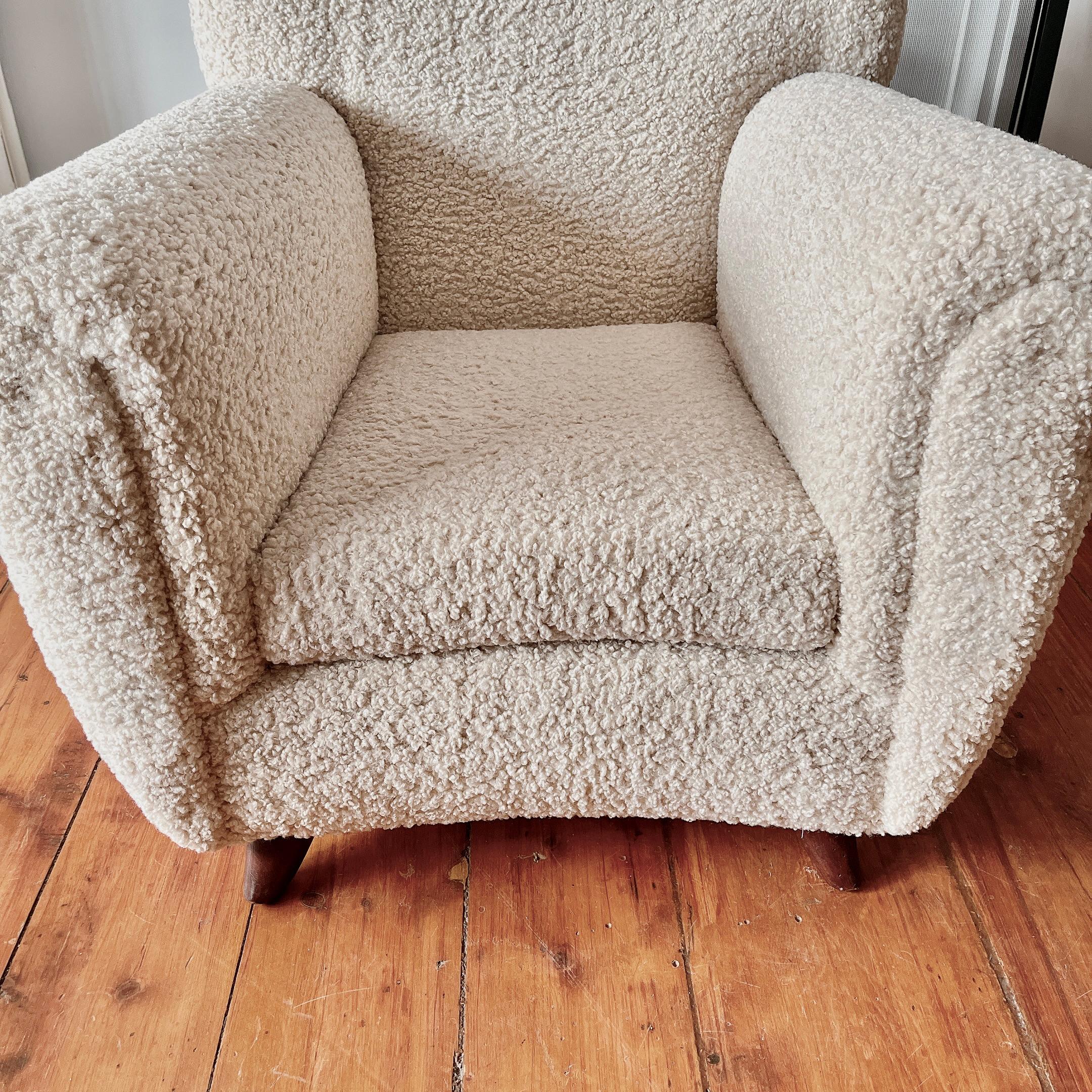 1940s Danish Organic Lounge Chair, Denmark In Good Condition For Sale In Lambertville, NJ