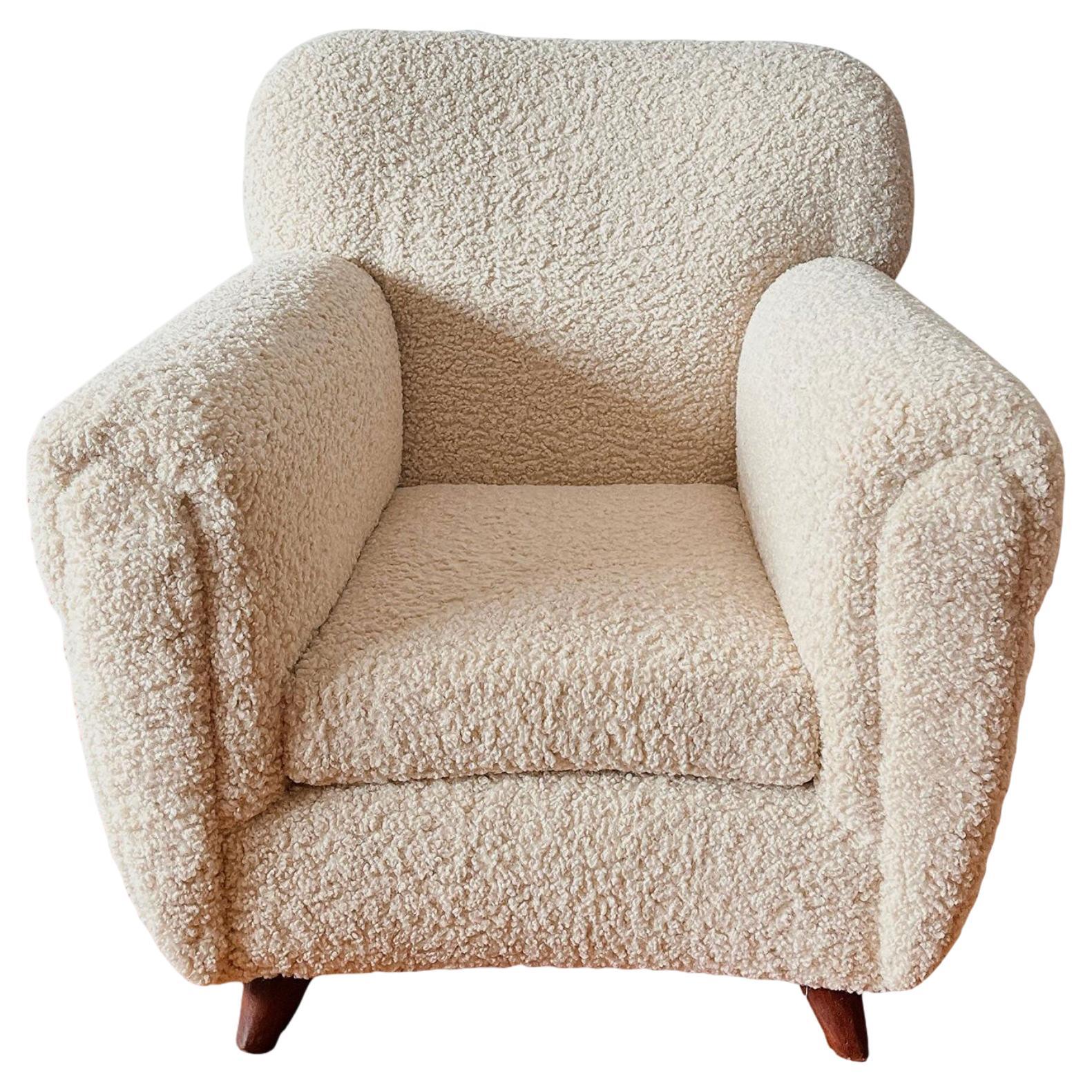 1940s Danish Organic Lounge Chair, Denmark For Sale