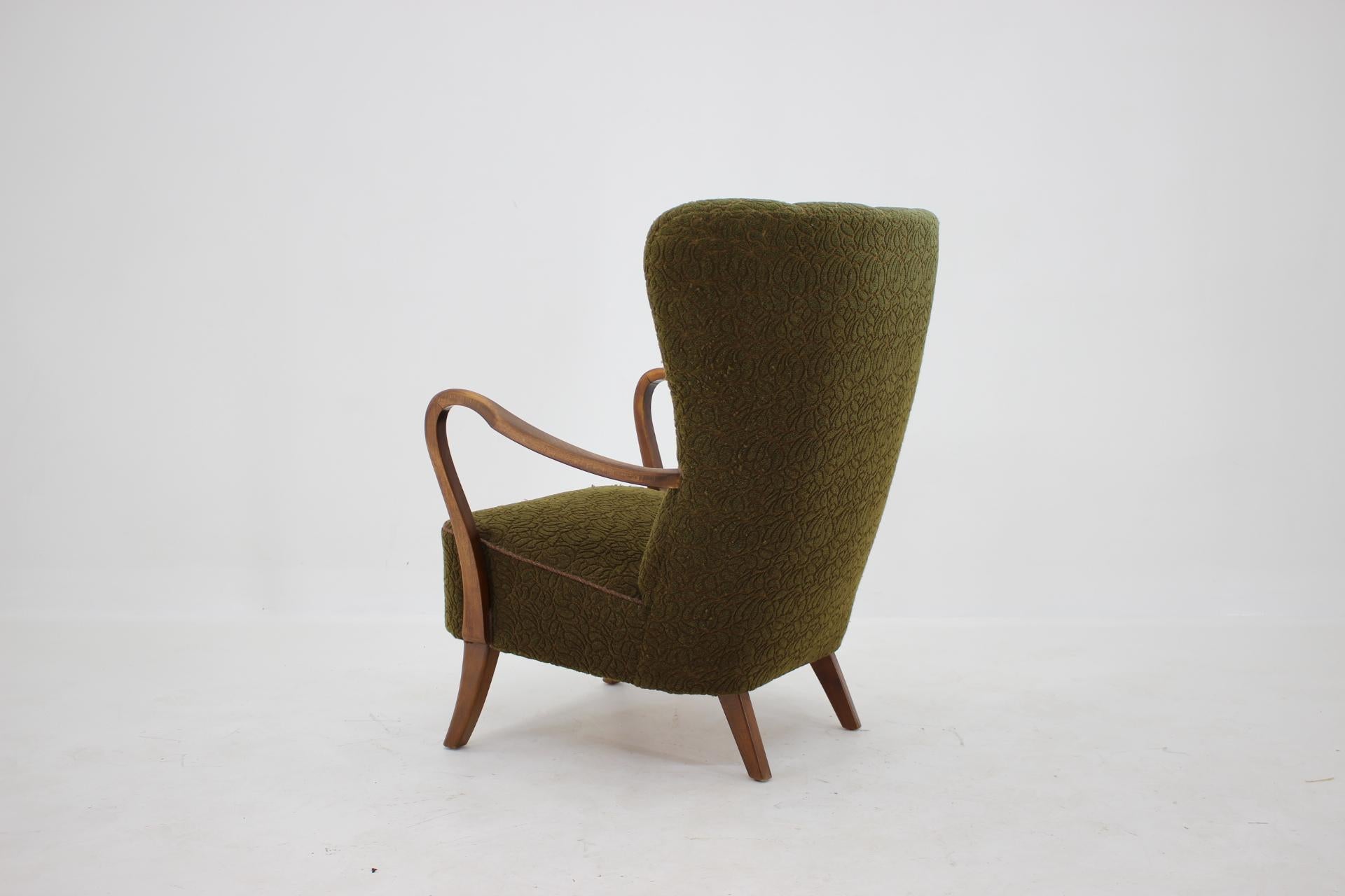 1940s Danish Wing Chair 1