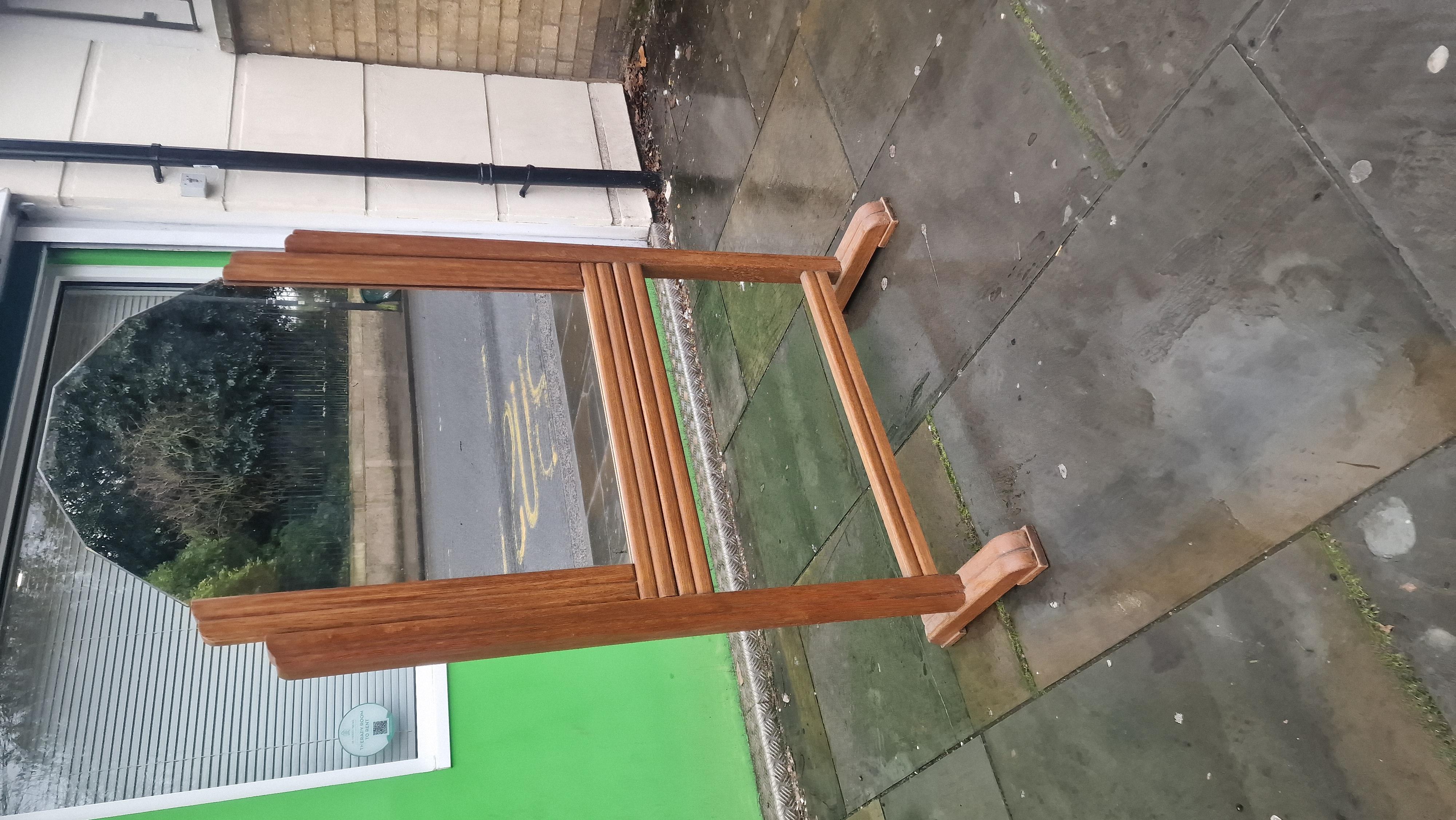 Français 1940s Deco Tailor's mirror en vente
