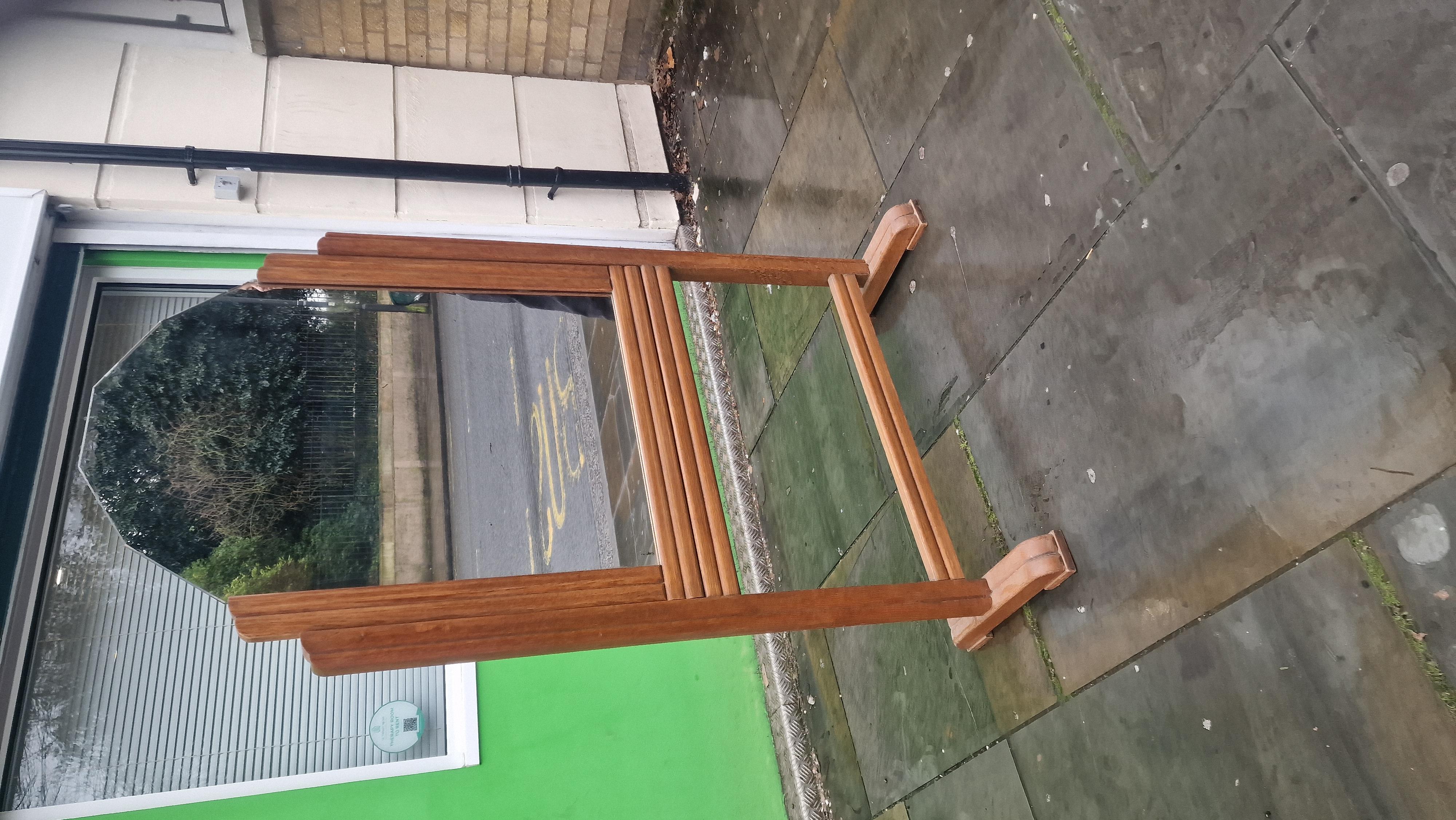 1940s Deco Tailor's mirror Bon état - En vente à London, Lambeth