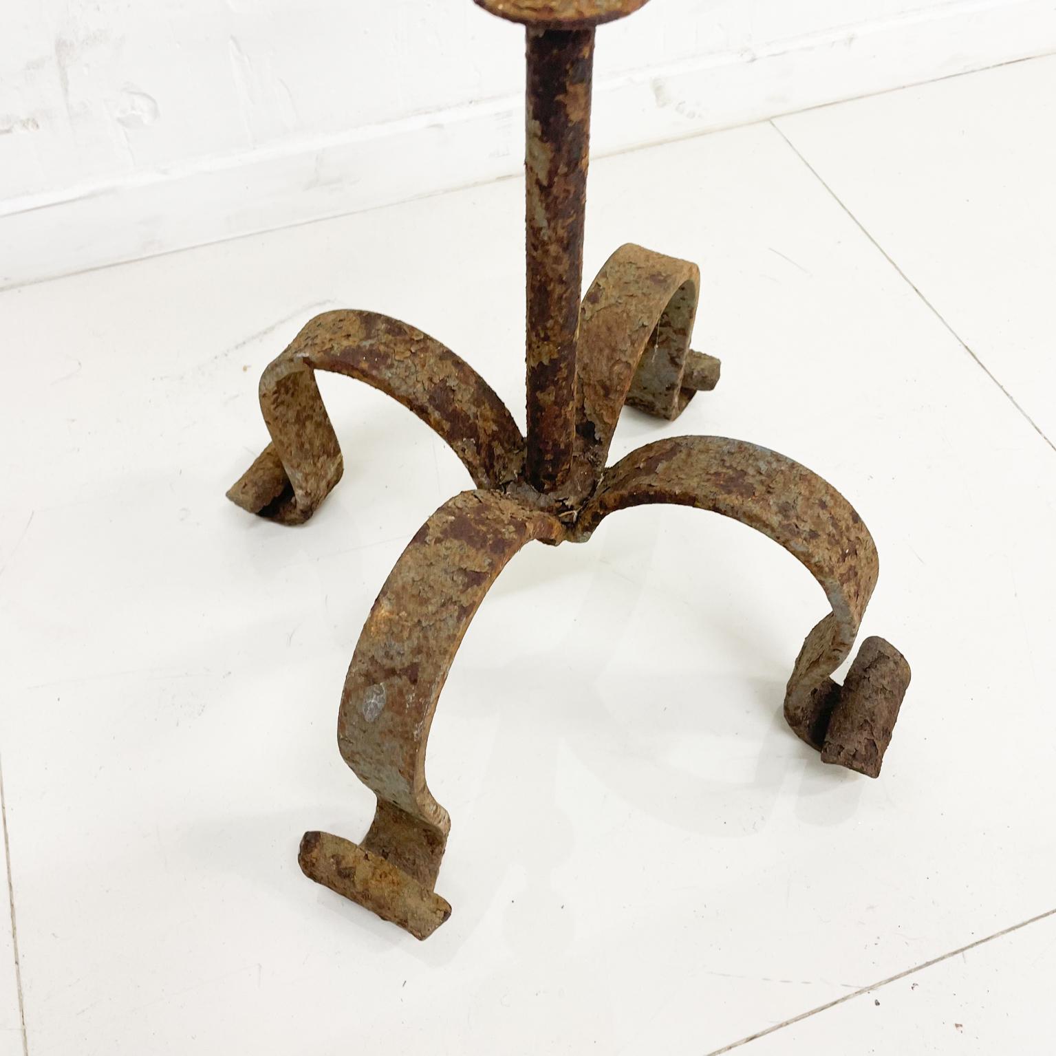 wrought iron candle holders