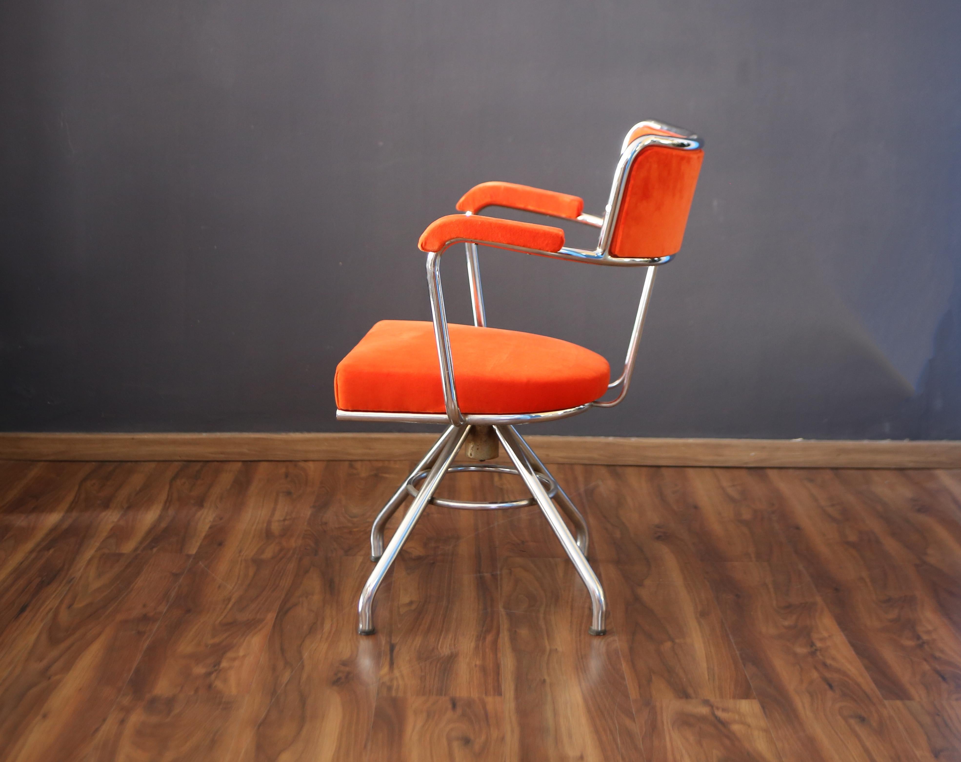 Italian chaise de bureau des années 1940 fabriquée en Italie en vente