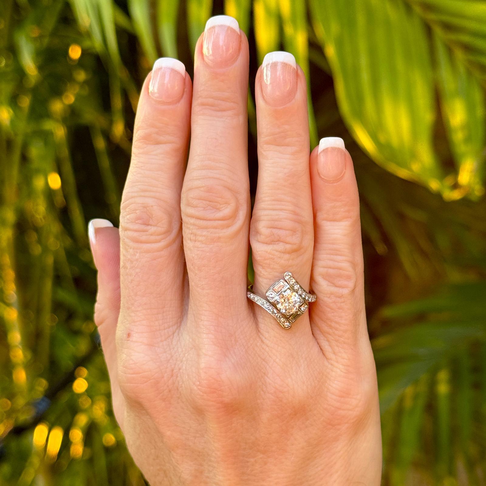 vintage 1940s engagement rings