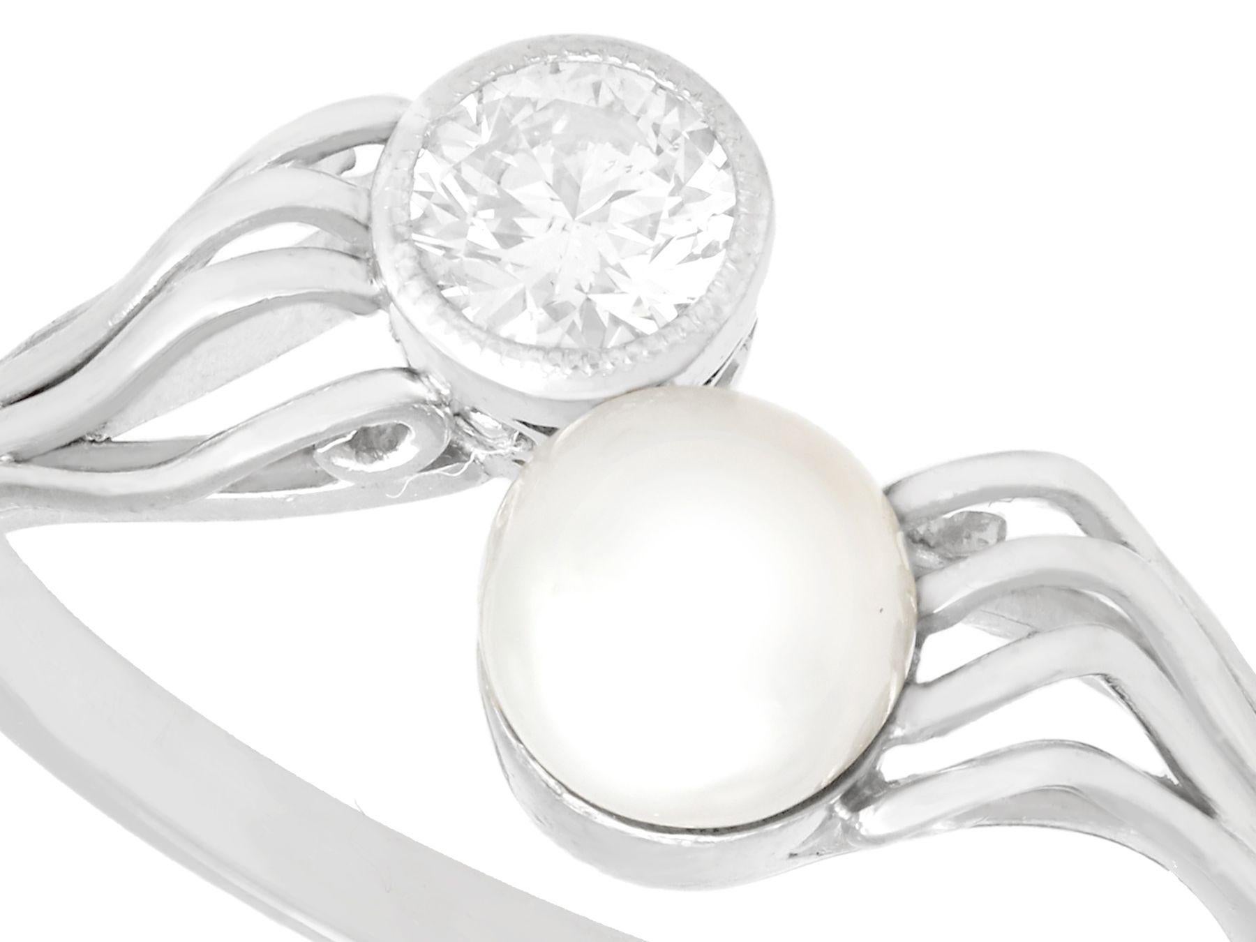 pearl twist ring