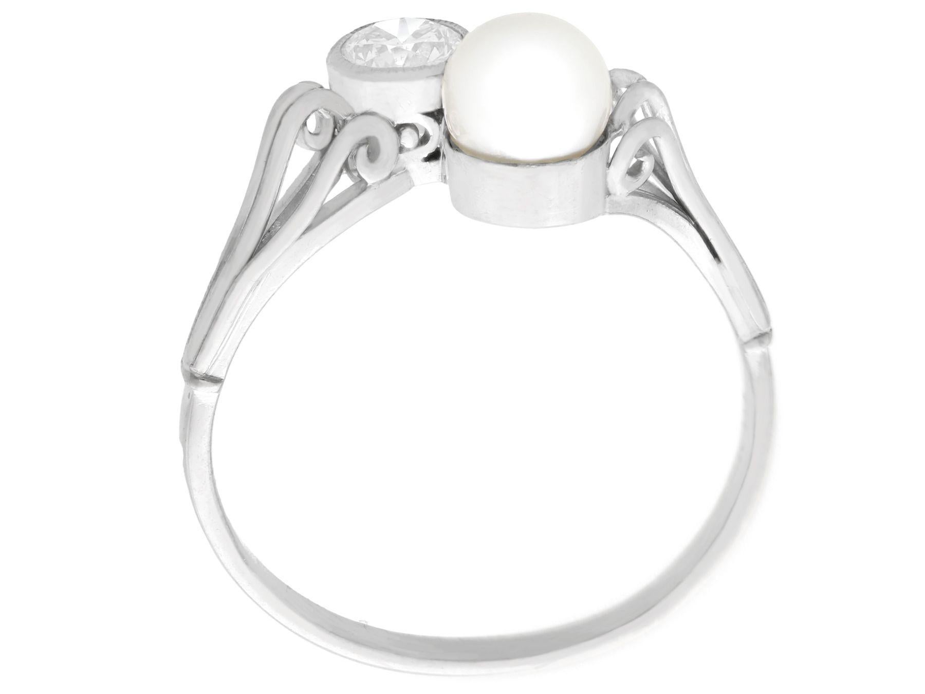 pandora luminous leaves pearl ring