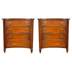 1940s Diminutive Chinese Chippendale Style Mahogany Chests by Schell, Pair
