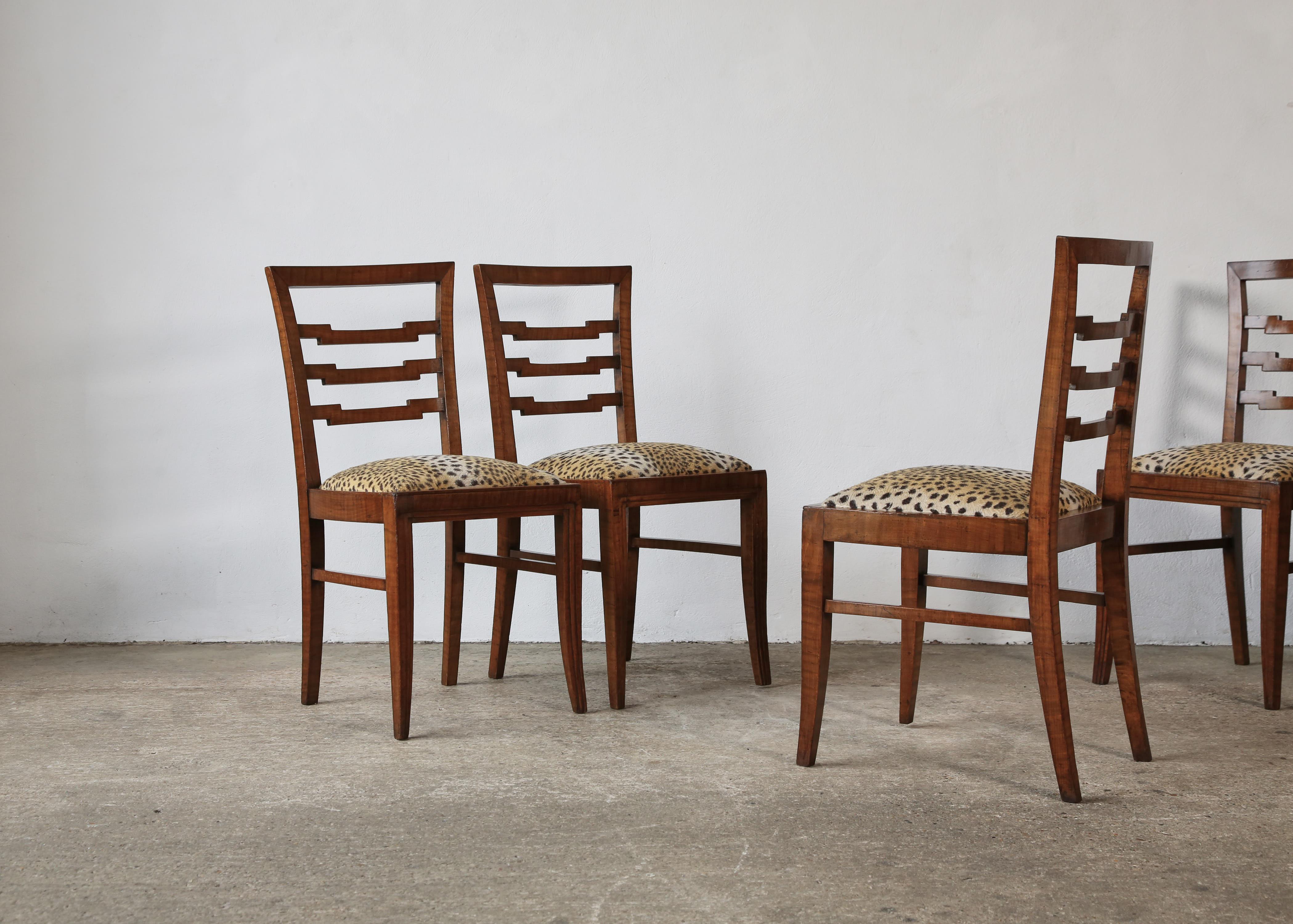 1940s Dining Chairs attributed to Gio Ponti, Italy For Sale 3