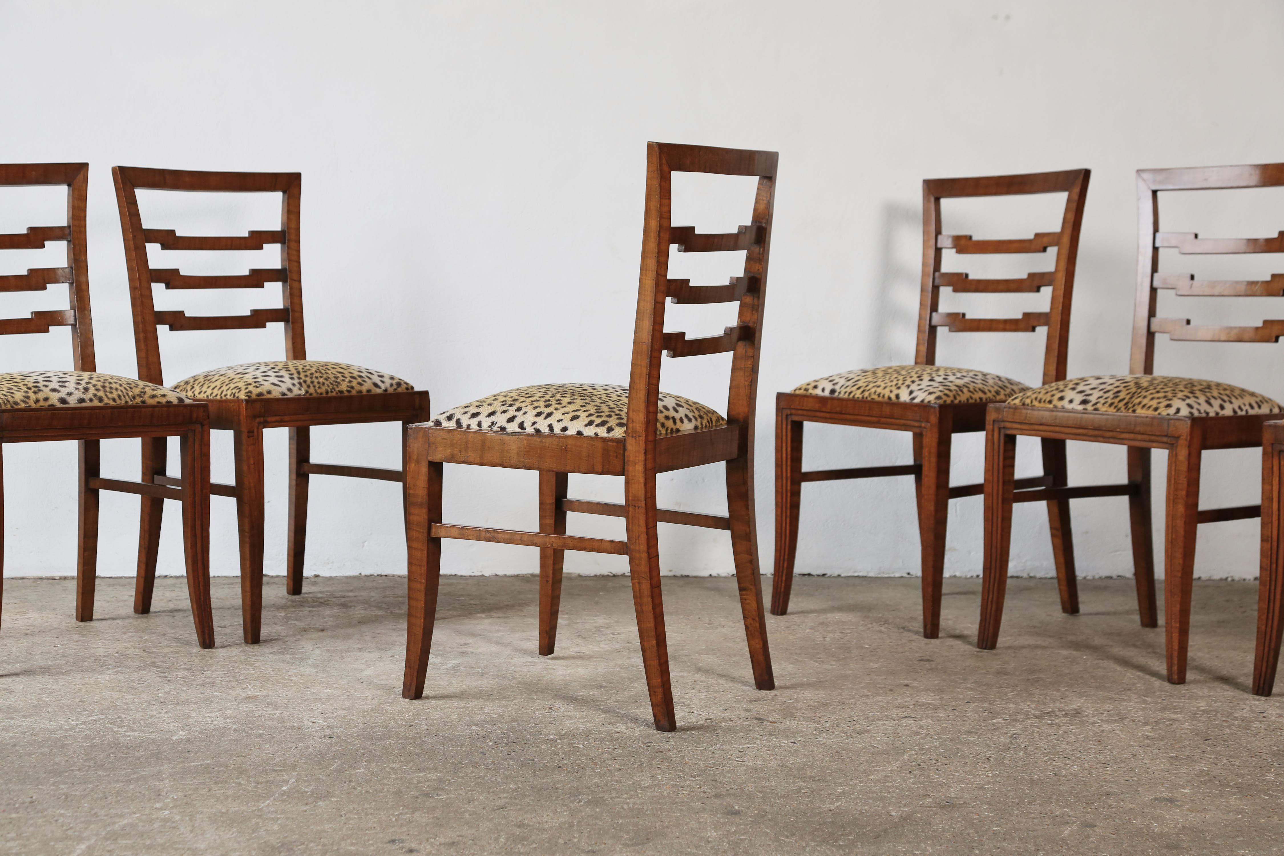 1940s Dining Chairs attributed to Gio Ponti, Italy For Sale 4