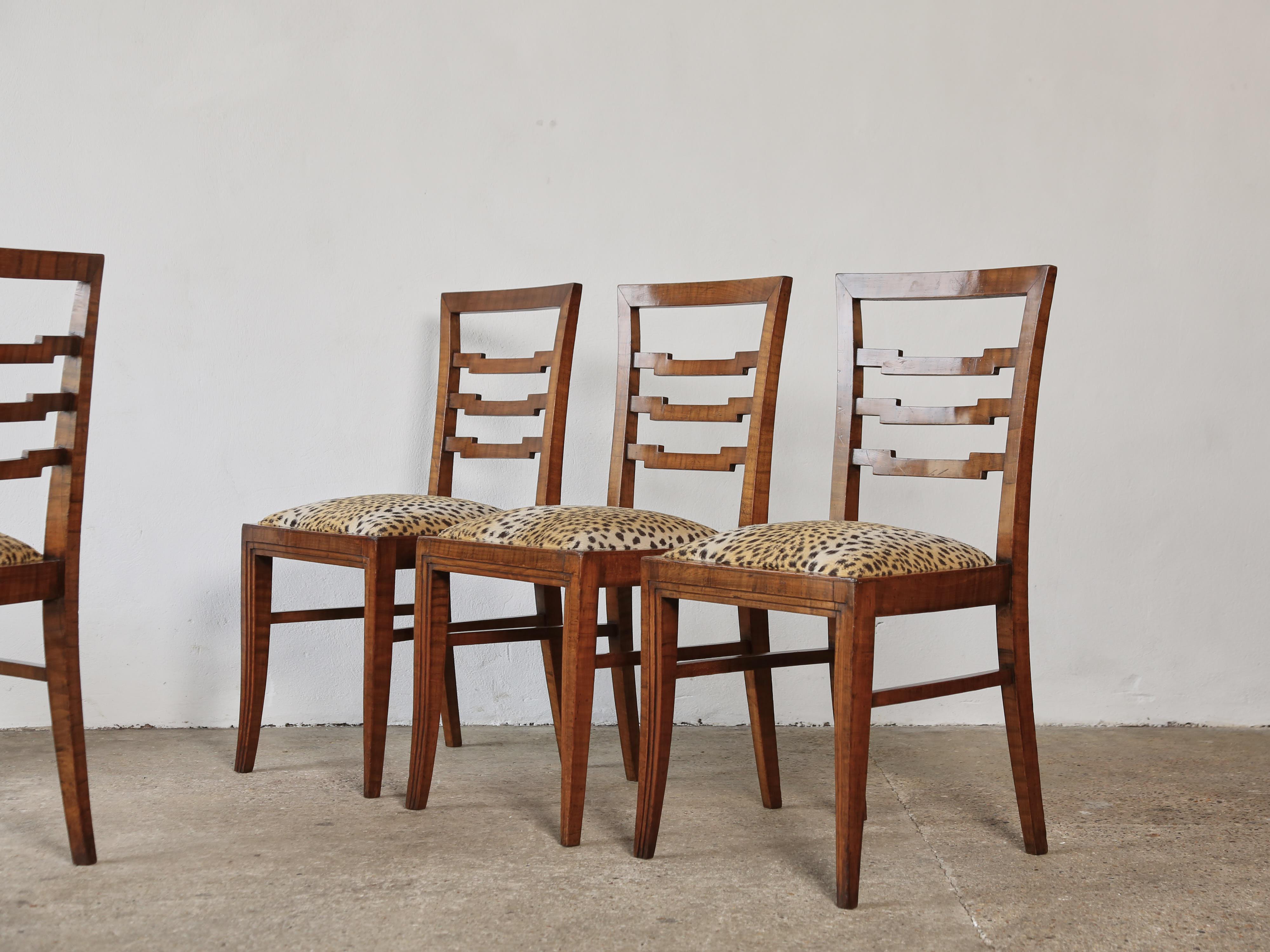1940s Dining Chairs attributed to Gio Ponti, Italy For Sale 5