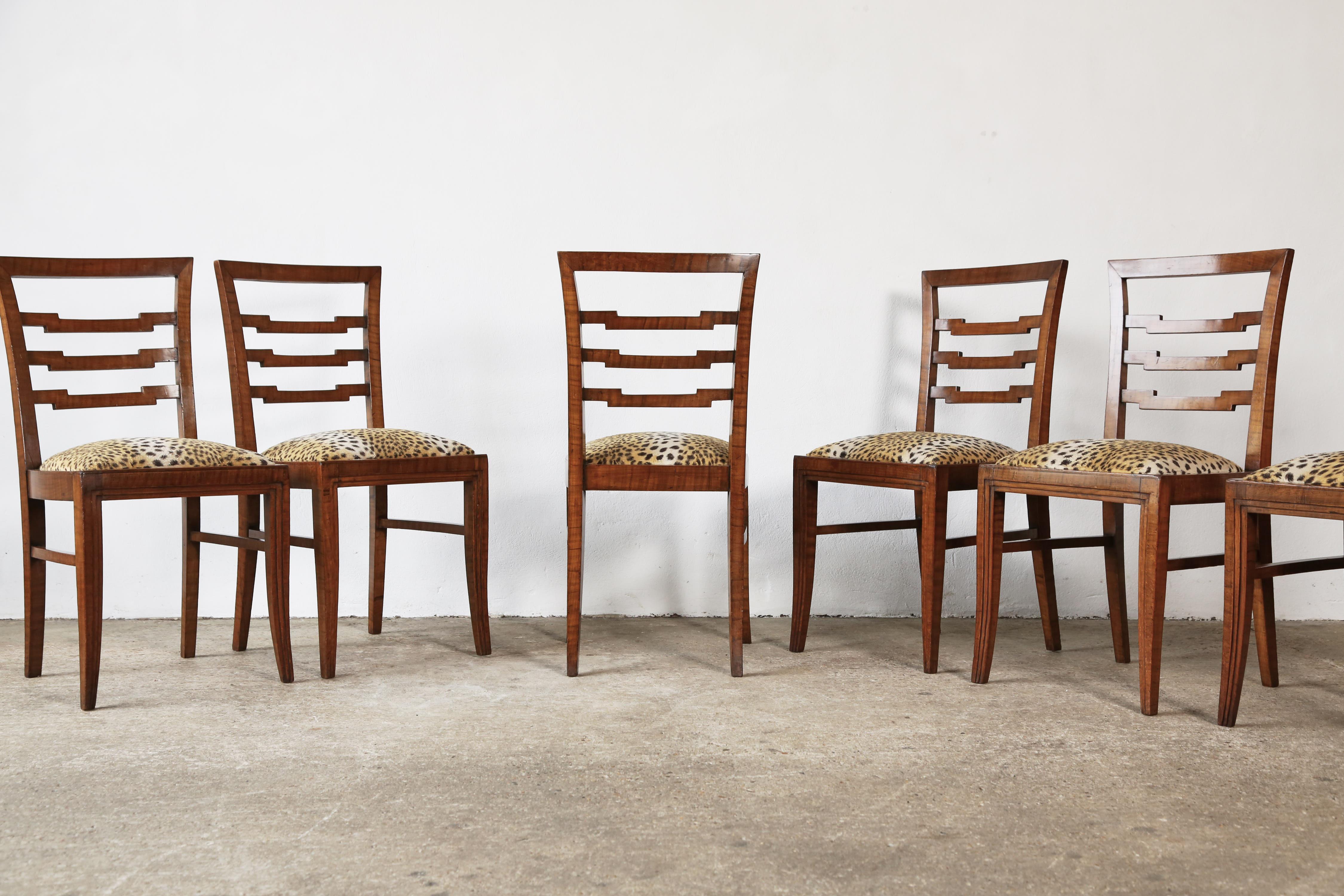 1940s Dining Chairs attributed to Gio Ponti, Italy For Sale 6