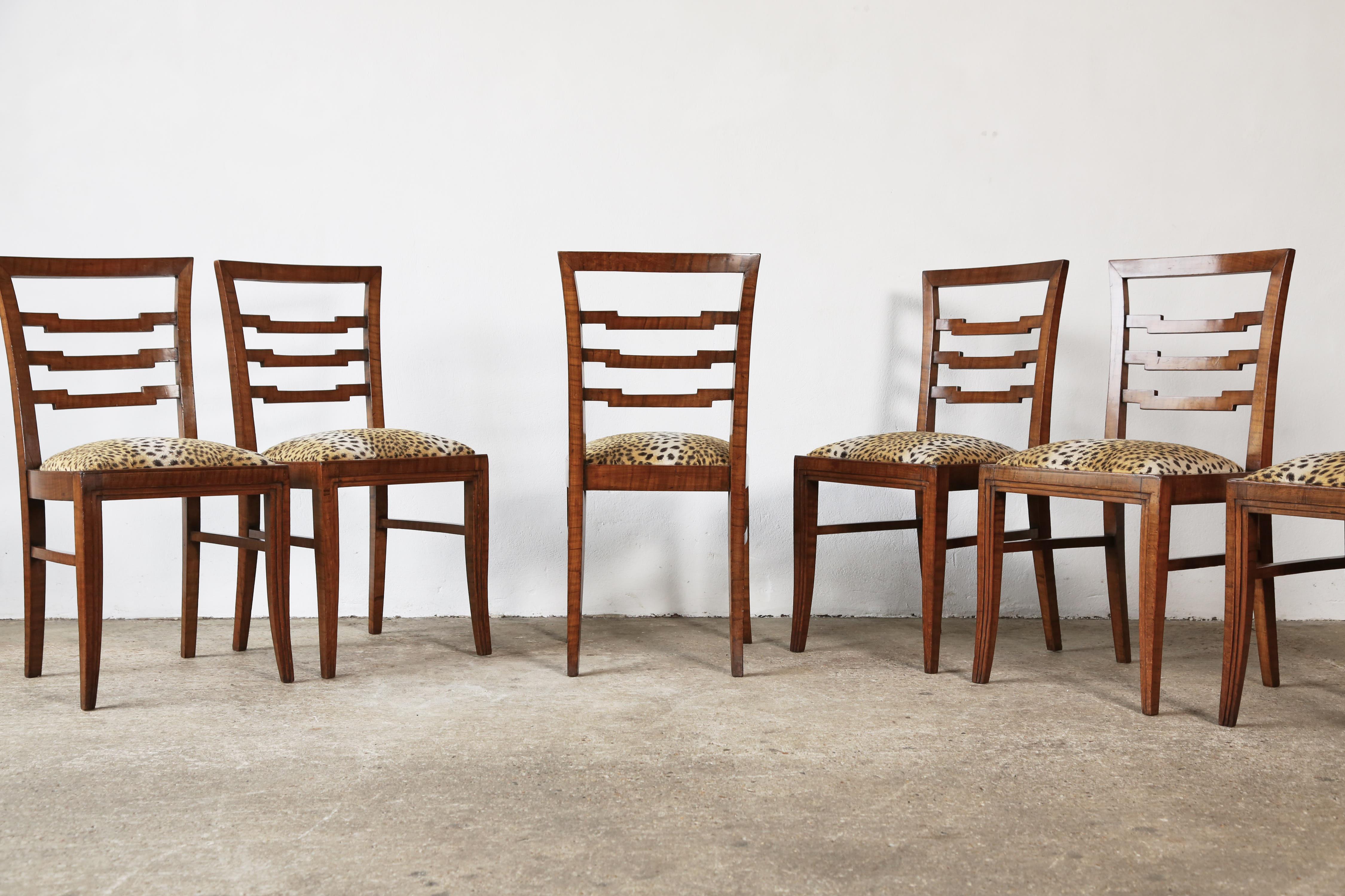 Sedie da pranzo degli anni '40 attribuite a Gio Ponti, Italia in vendita 4