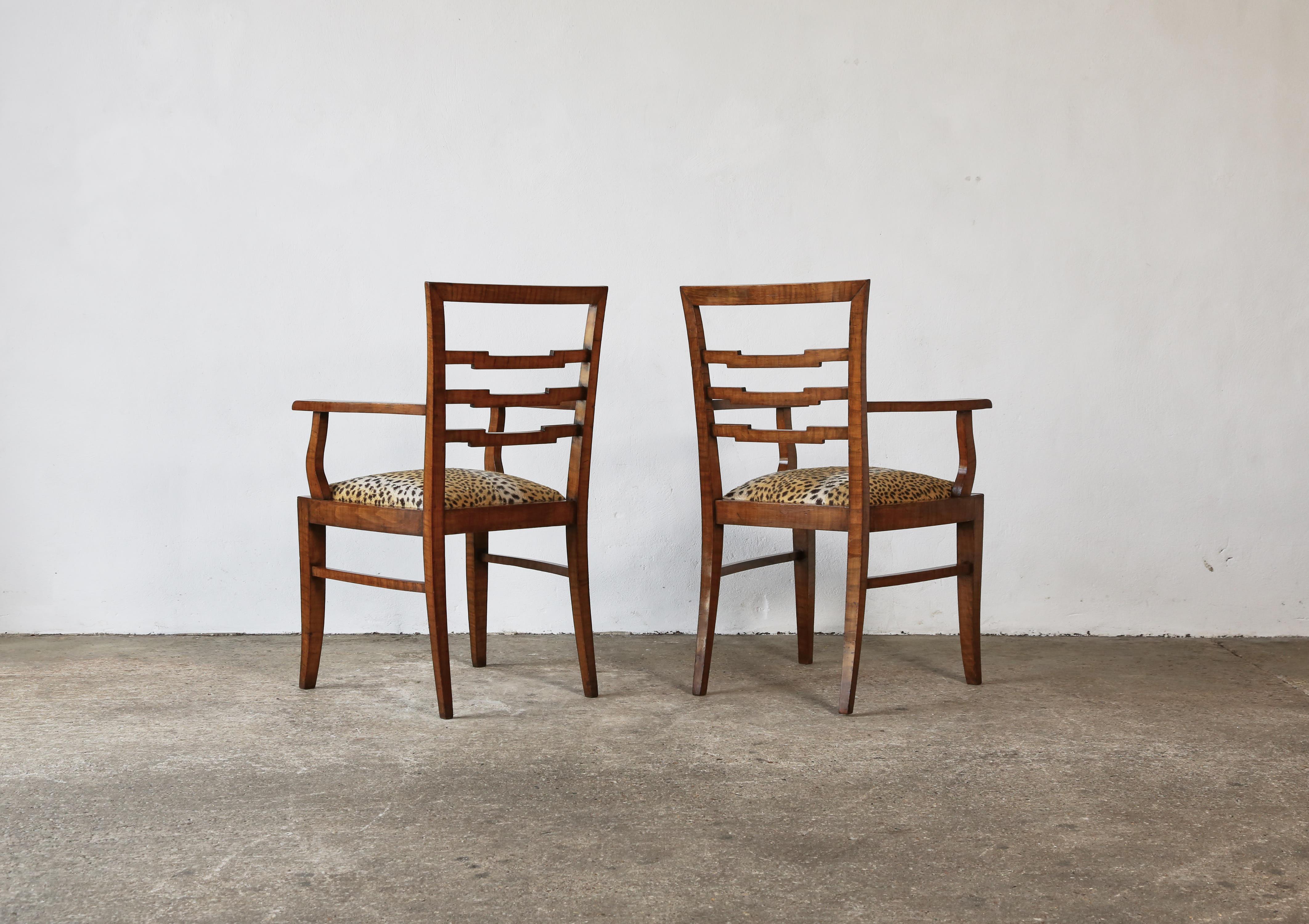 1940s Dining Chairs attributed to Gio Ponti, Italy In Good Condition For Sale In London, GB