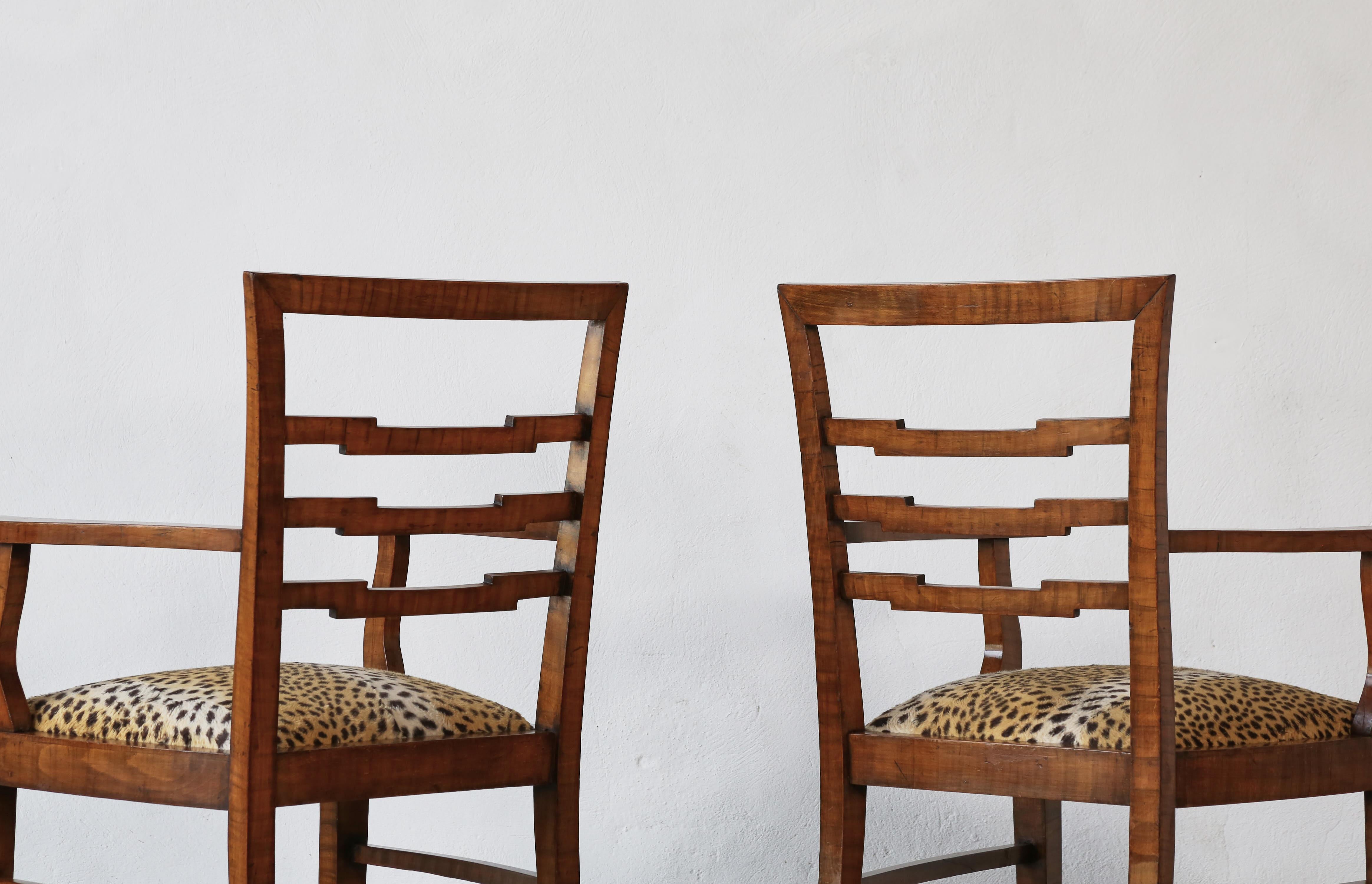 20th Century 1940s Dining Chairs attributed to Gio Ponti, Italy For Sale