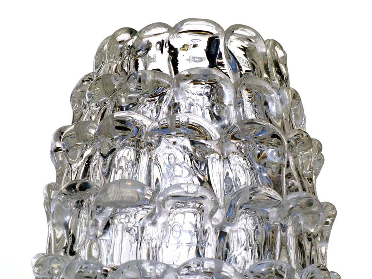 Art déco Vase en verre de Murano Art Déco des années 1940 de Dino Martens pour Aureliano Toso en vente