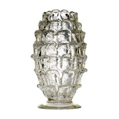 Dino Martens für Aureliano Toso, Art déco-Vase aus Muranoglas, 1940er Jahre