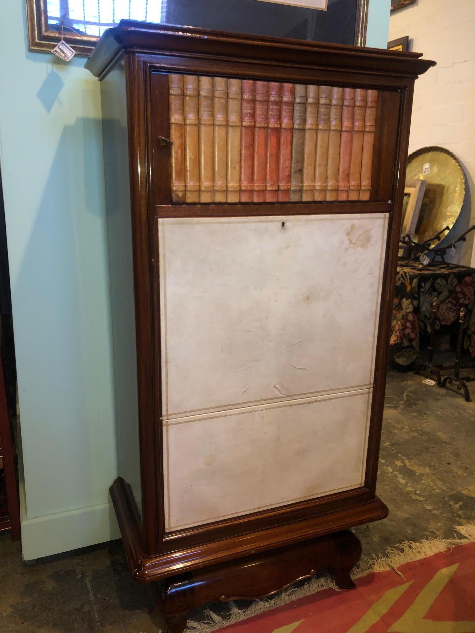 1940s Drop Front French Desk In Fair Condition For Sale In Dallas, TX