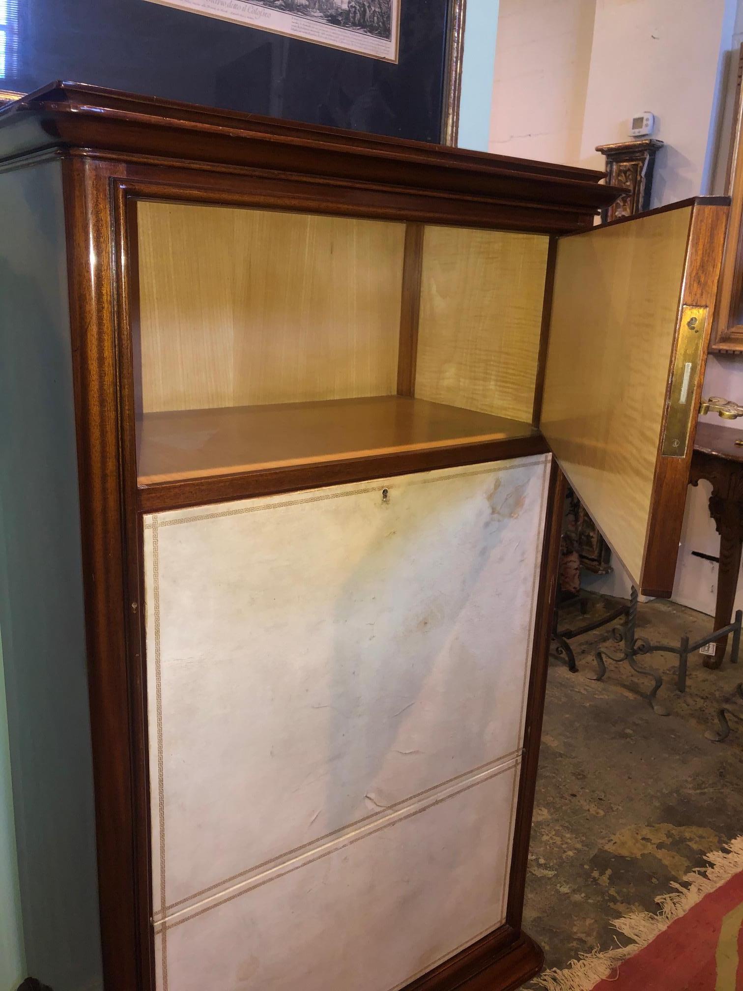 Mid-20th Century 1940s Drop Front French Desk For Sale