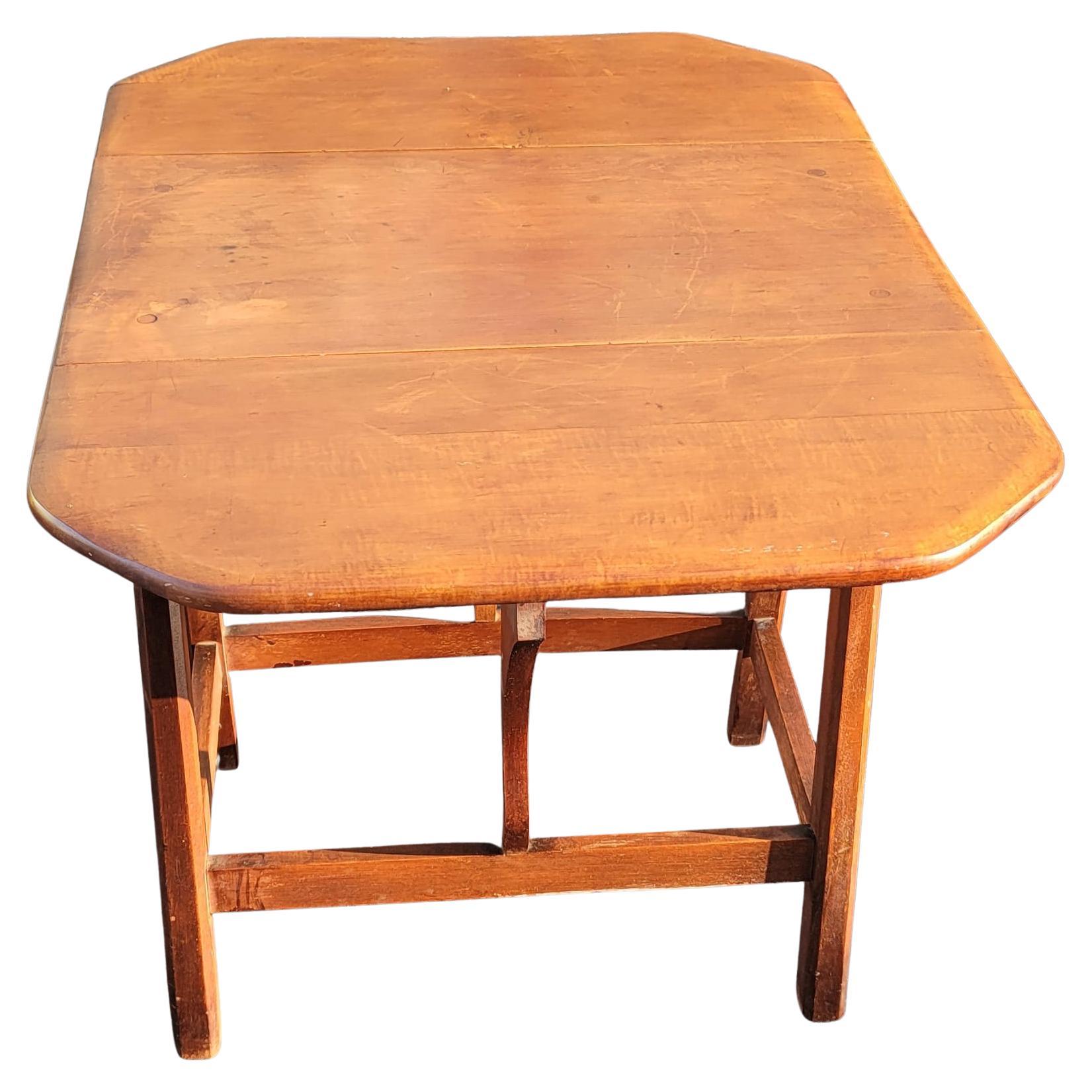 drop leaf side table vintage