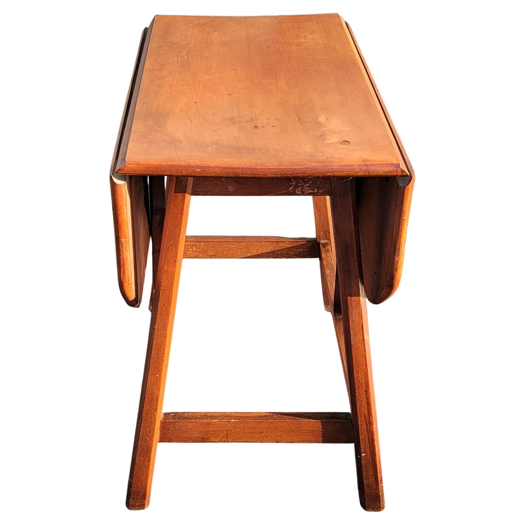 drop leaf side table vintage