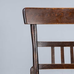 1940's Early Debrecen Bentwood Dining Chairs - Pair