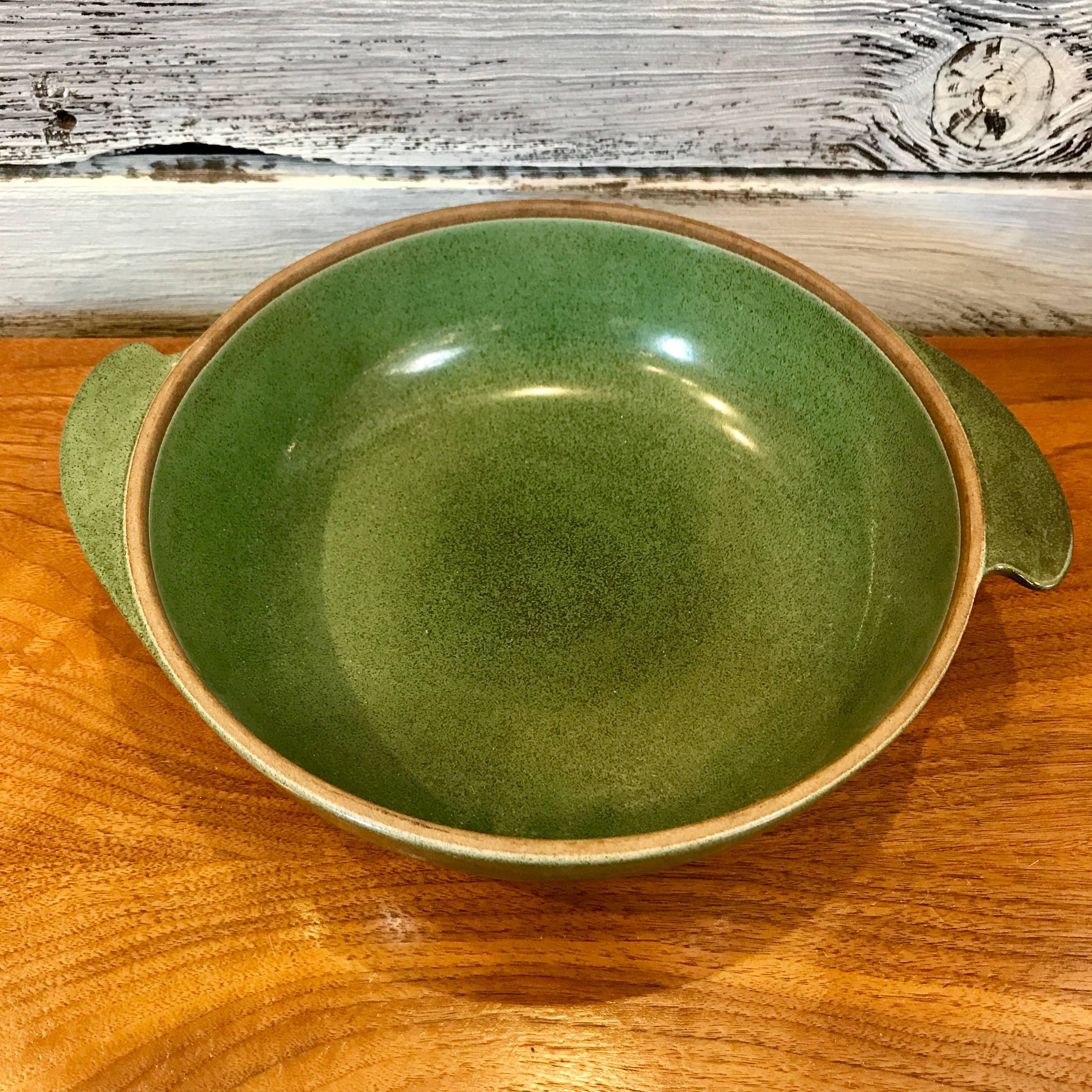 Mid-Century Modern 1940s Early Edith Heath Ceramics Winged Covered Serving Bowl For Sale