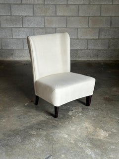 1940s Early Edward Wormley Dunbar Petite Slipper Chair