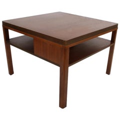 1940s Edward J. Wormley for Dunbar Mid-Century Mahogany Bookshelf End Table