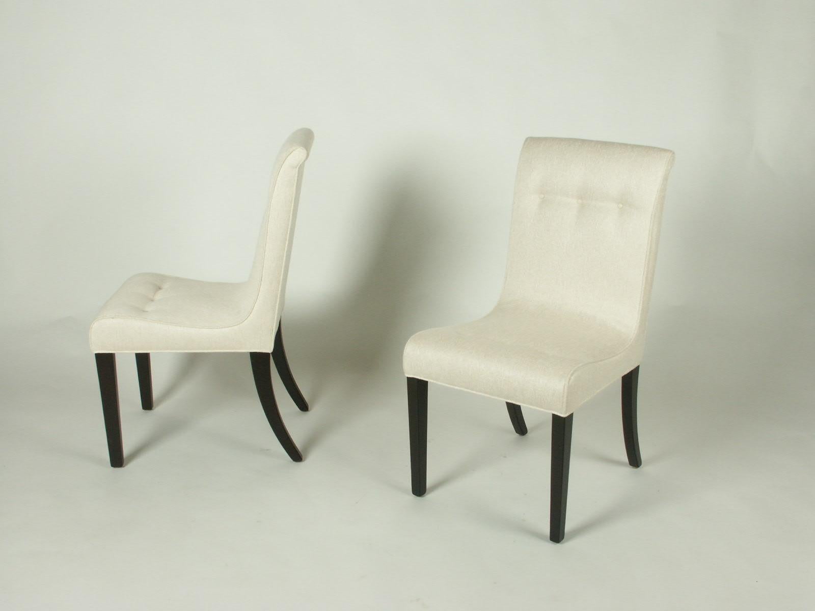 Mid-20th Century 1940s Edward Wormley for Dunbar Set of Four Side Chairs