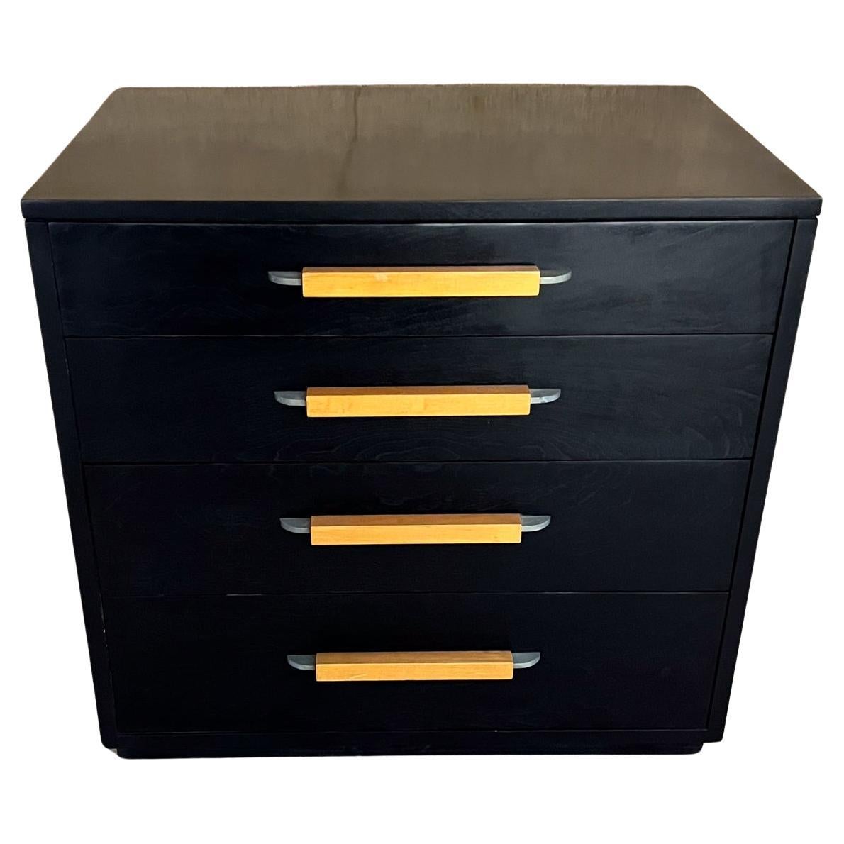 1940s Eliel Saarinen Ebonized Dresser Art Deco Johnson Furniture Co