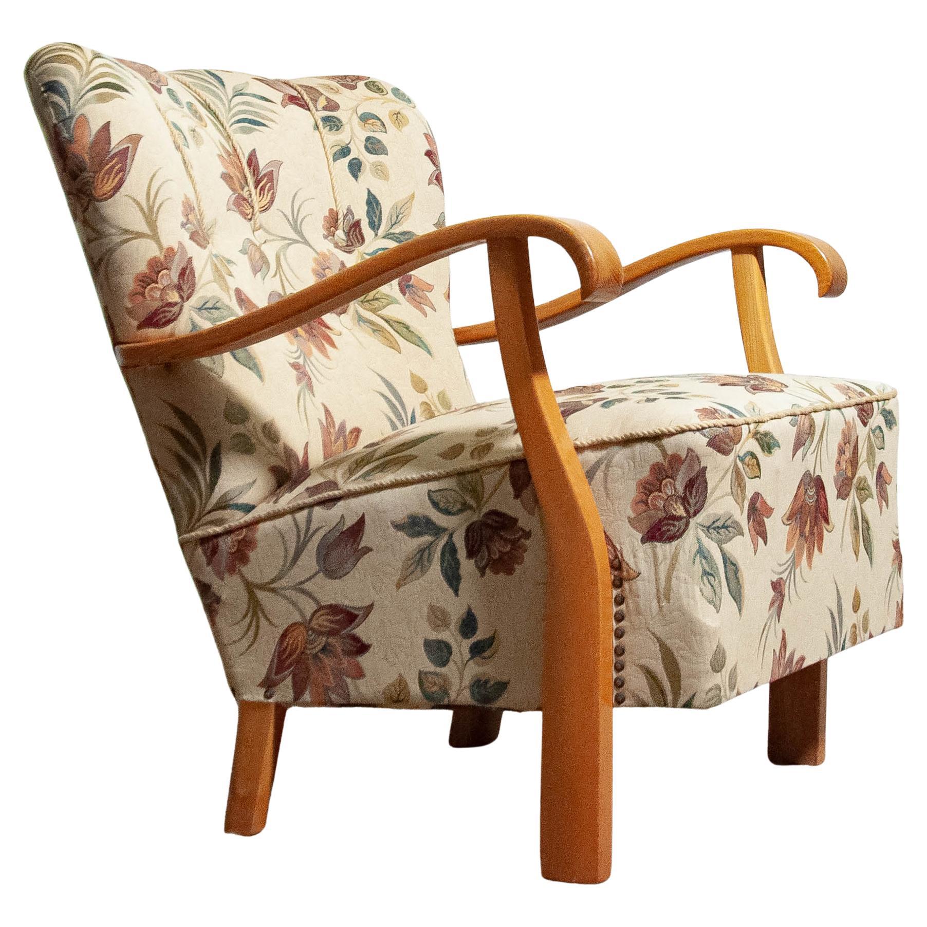 1940s Elm Armchair Sweden