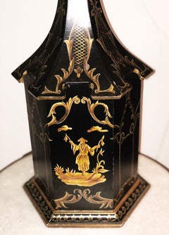 1940s English Chinoiserie Table Lamps