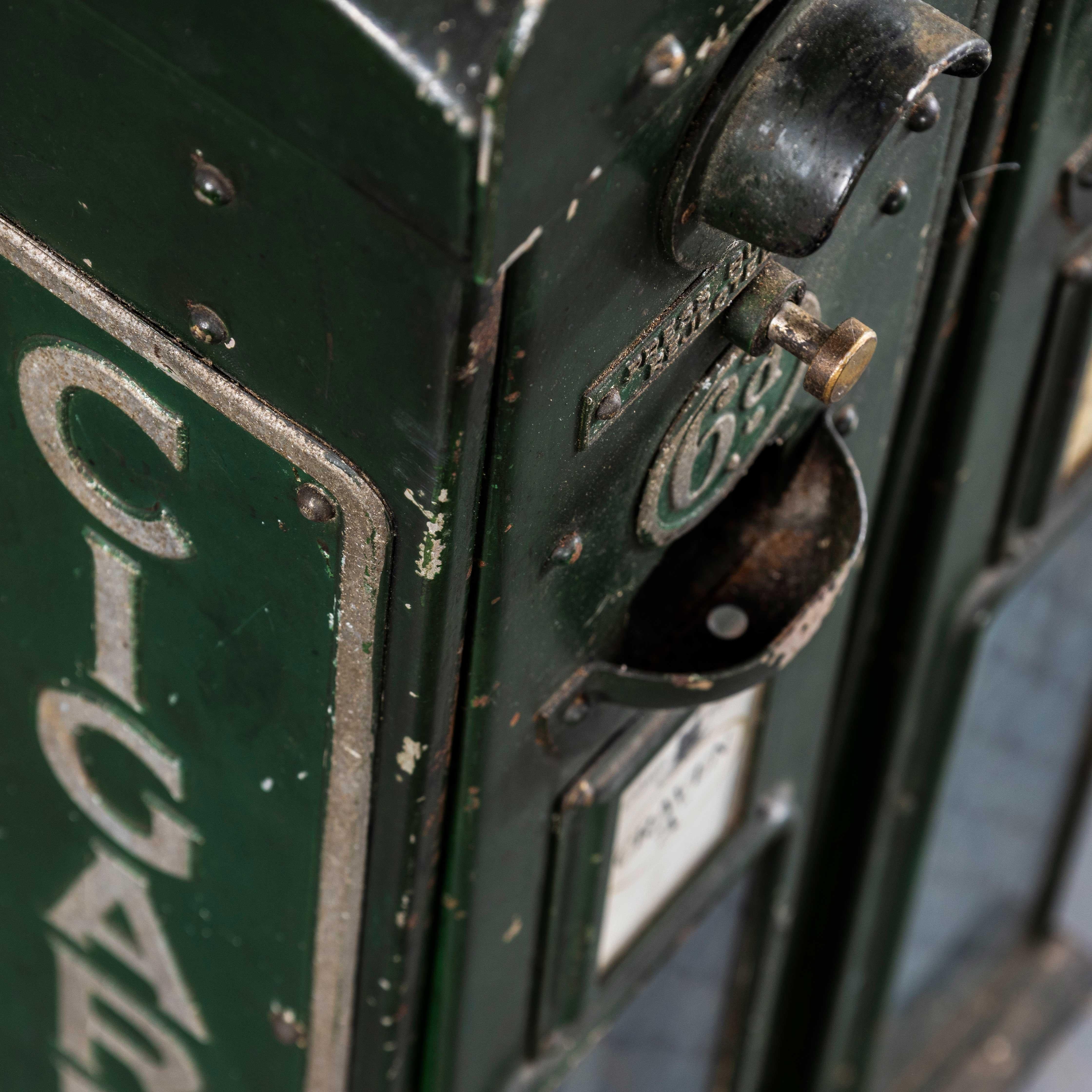 1940's English Cigarette Disposal Vending Machine For Sale 2