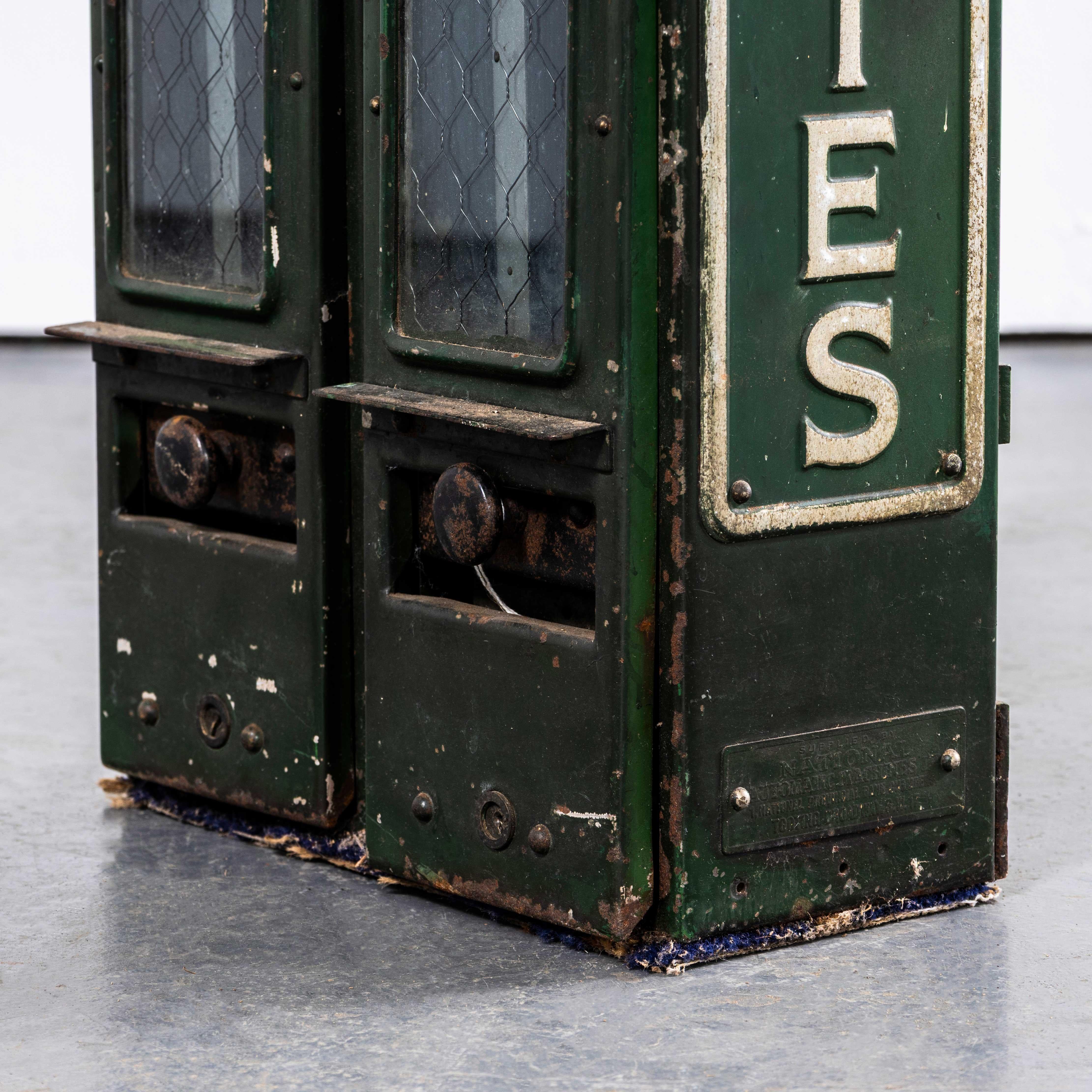 1940's English Cigarette Disposal Vending Machine For Sale 3
