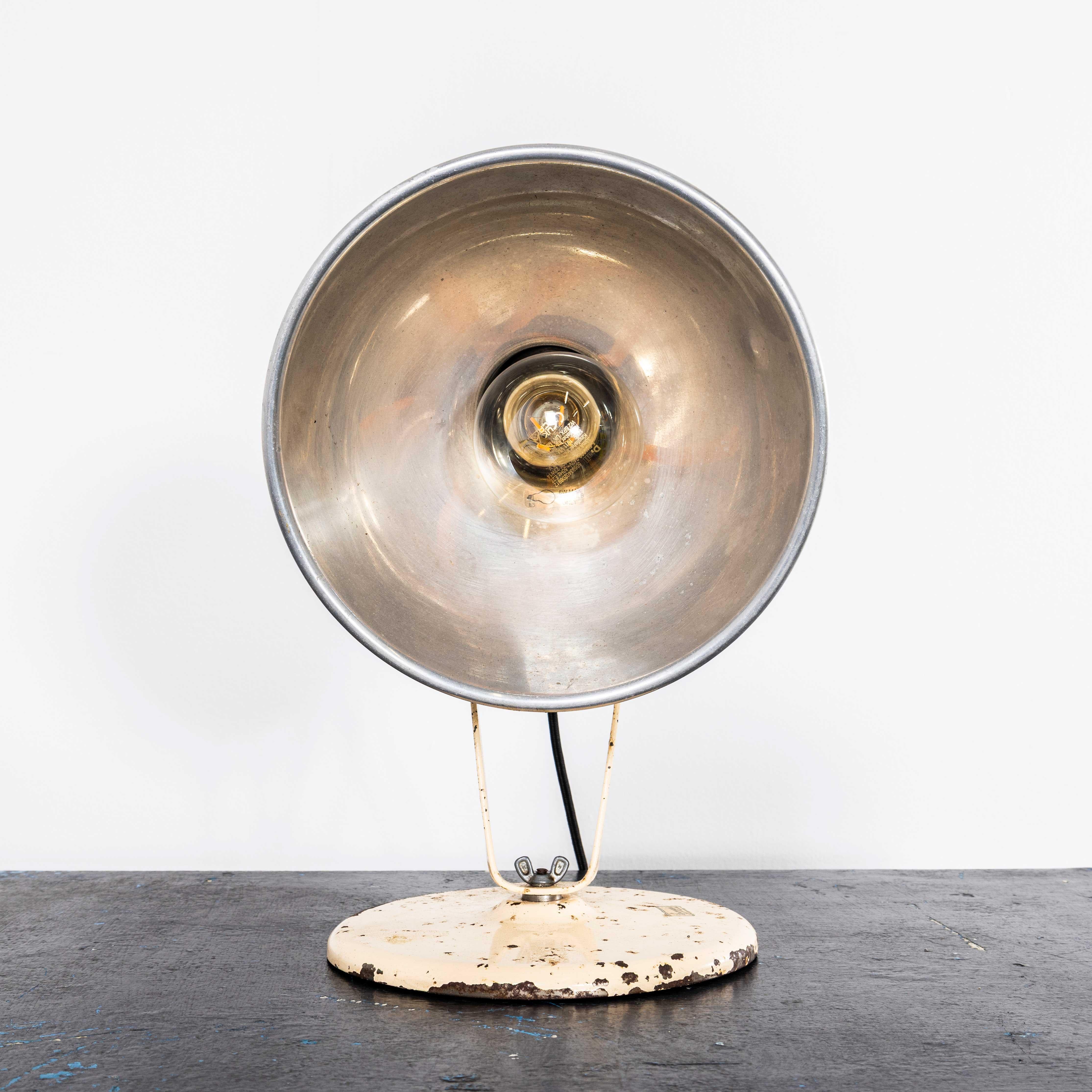 Mid-20th Century 1940's English Gamages Holborn Desk Lamp - 10 Inch For Sale