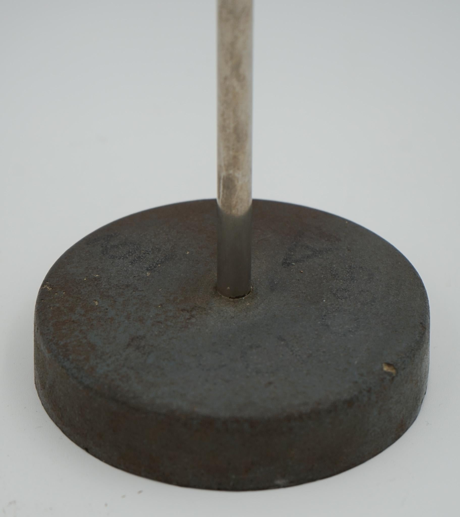 20th Century 1940'S ENGLISH SALVAGED LABORATORY SCHOOL TABLE LAMP ADJUSTABLE LiGHT 006 For Sale