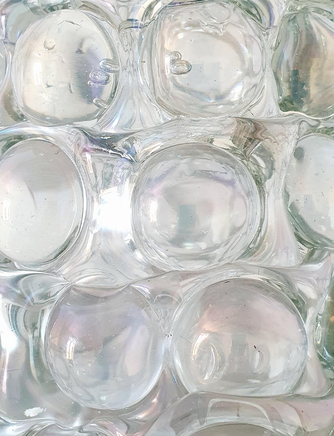 Glass 1940s Ercole Barovier Italian Pale Green Lenti Vase