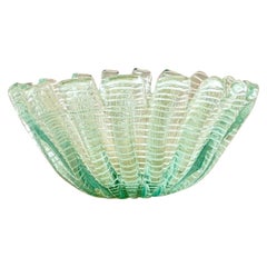 1940s Ercole Barovier Zebra Bowl