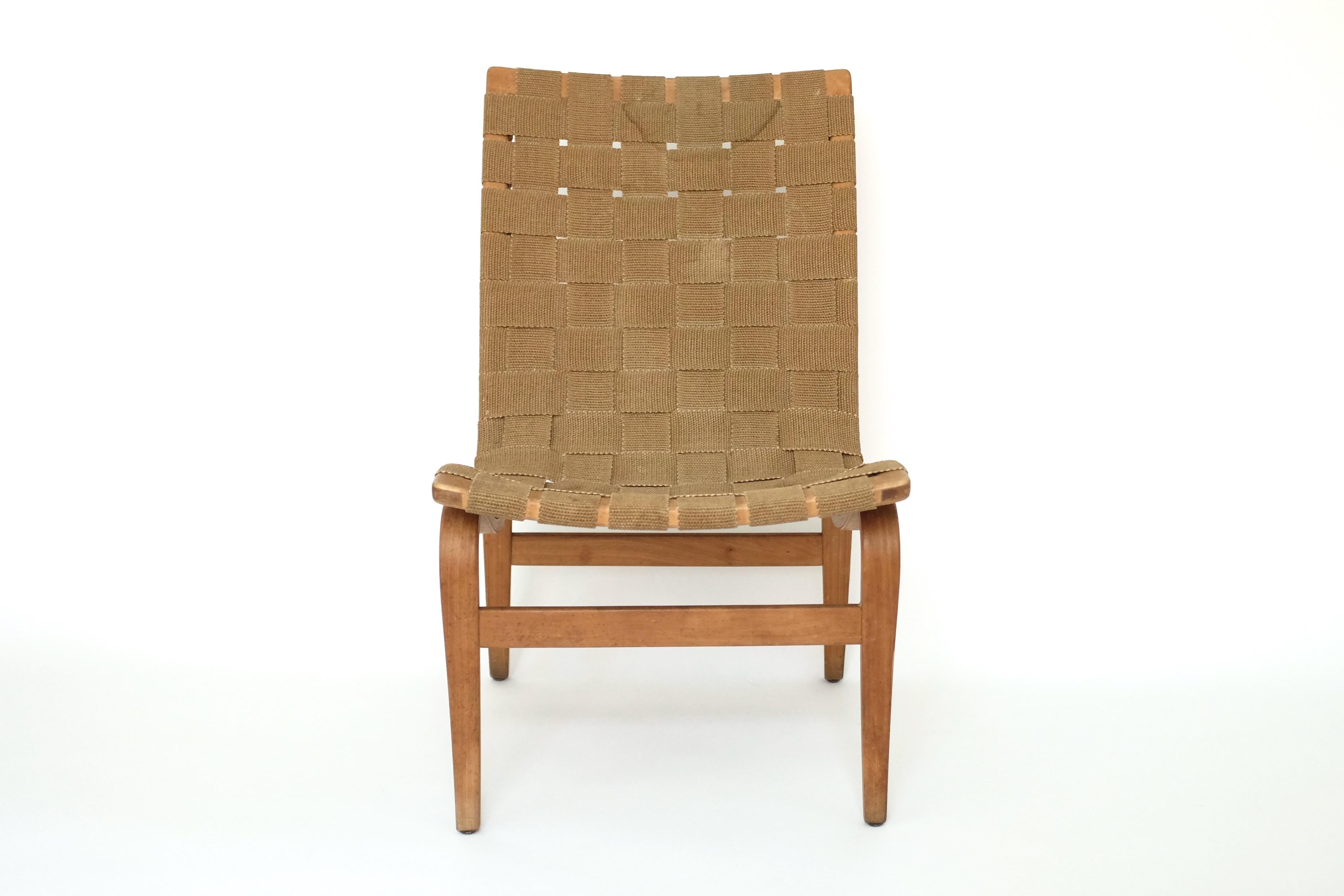 Suédois Fauteuil Eva de Bruno Mathsson des années 1940 en vente