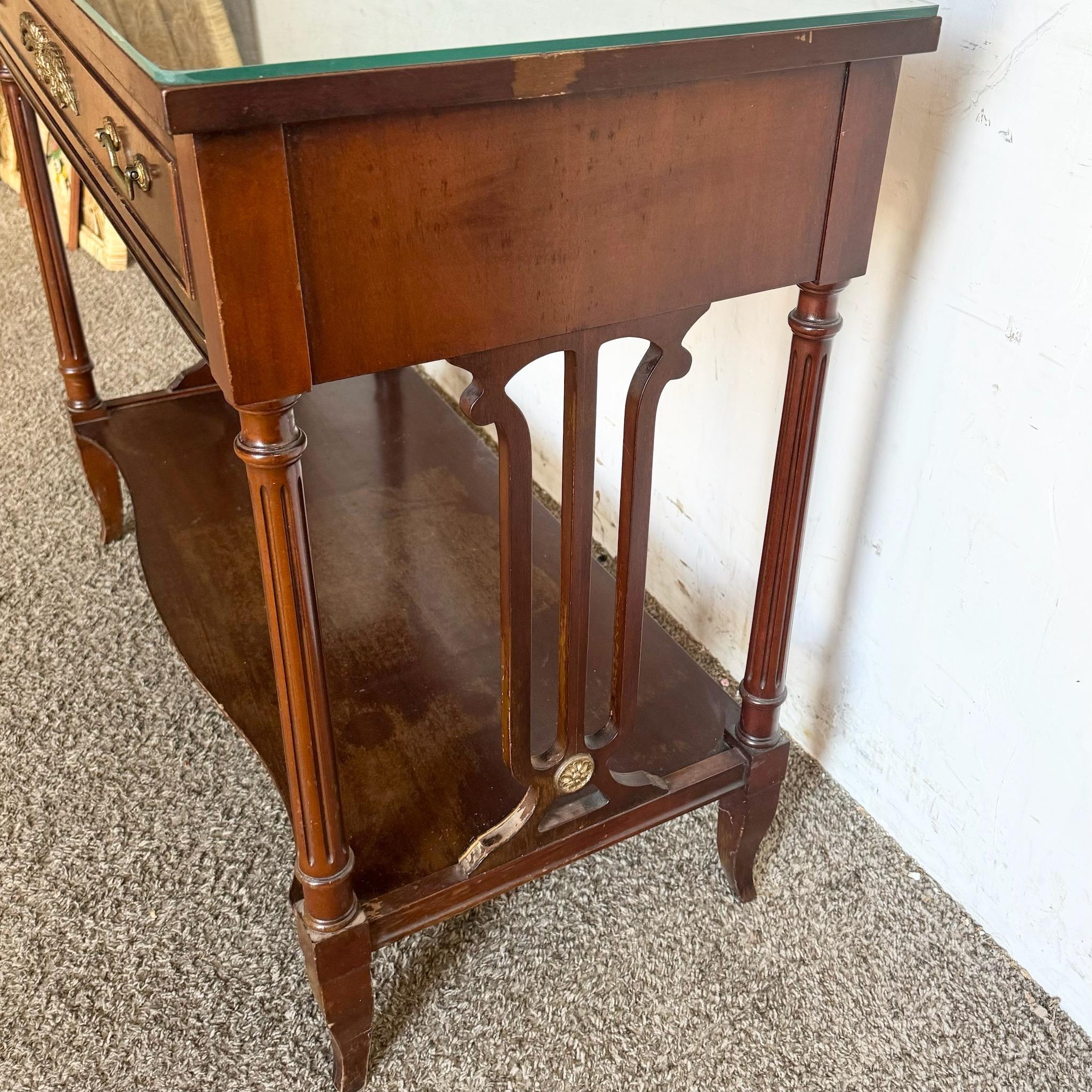 Mid-20th Century 1940s Federal Flamed Mahogany Sideboard by Rway For Sale